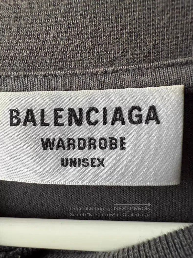 Balenciaga Balenciaga Dark Grey Embroidered Coke Short Sleeve Size US S / EU 44-46 / 1 - 3 Thumbnail