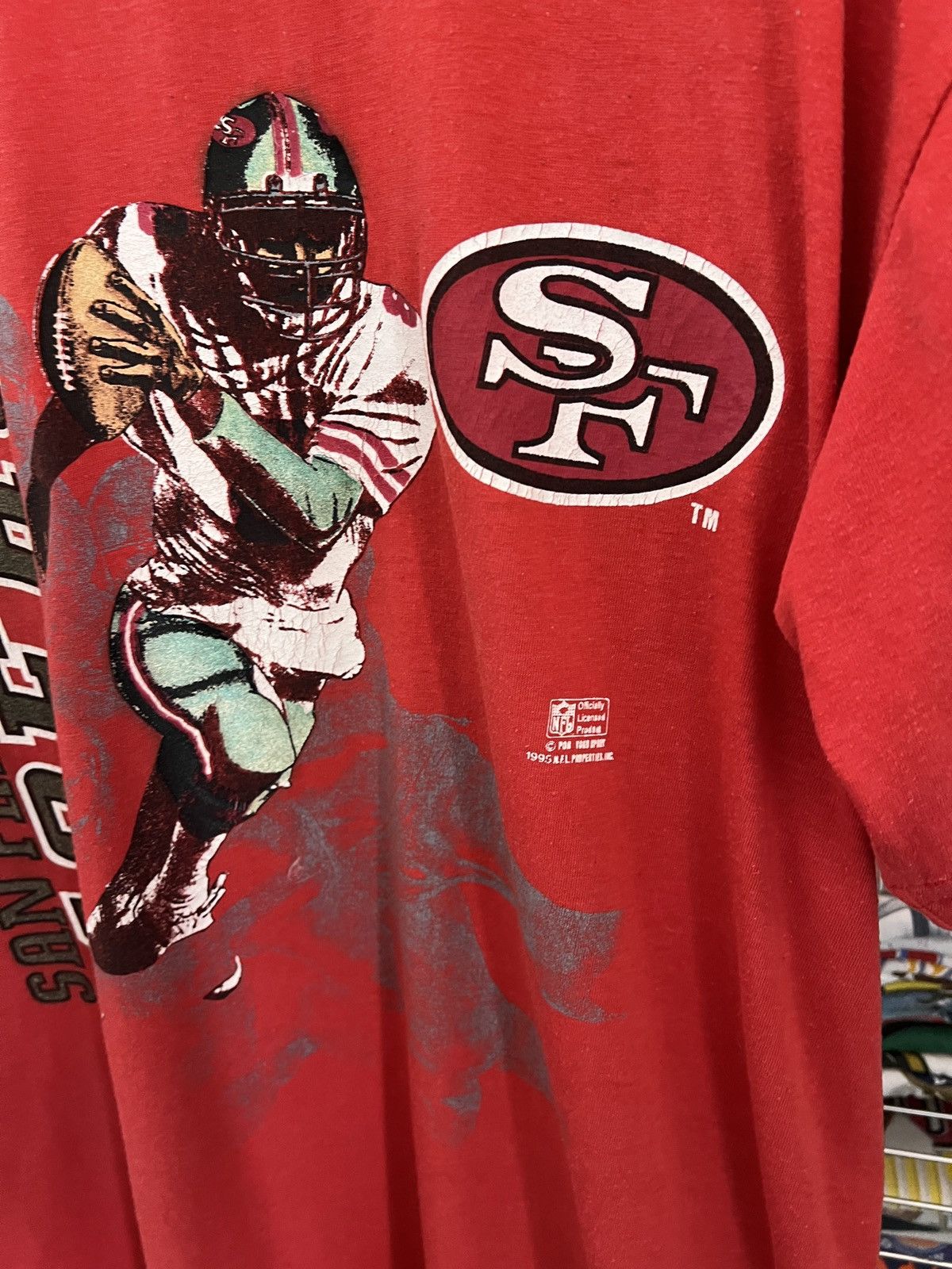 NFL 1995 San Francisco 49ers Super Bowl Team Tee Size US L / EU 52-54 / 3 - 3 Thumbnail