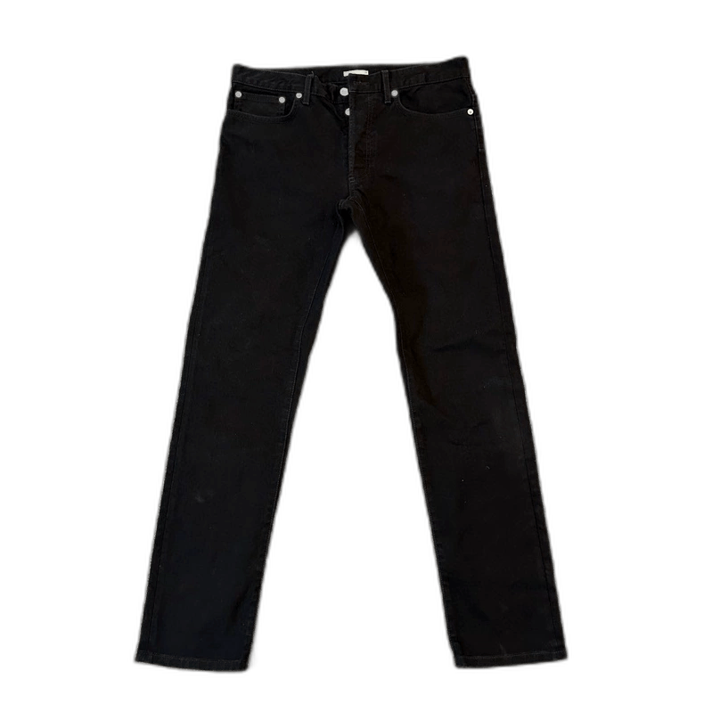 Dior DIOR Black Straight Leg Denim Pants for Men Size US 31 - 1 Thumbnail