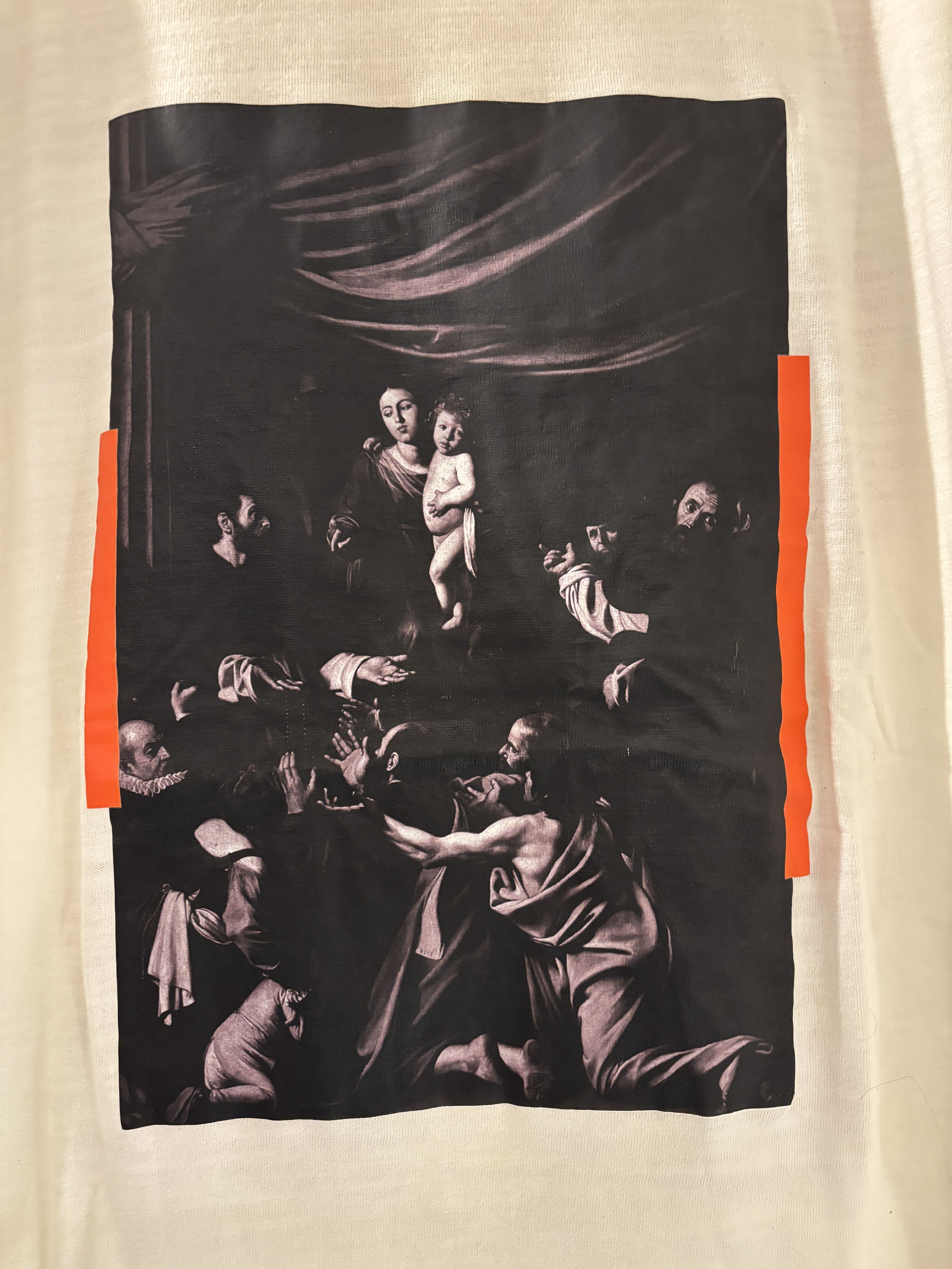 Off-White Virgil Abloh x MCA "Figures of Speech" Caravaggio Tee Size US XL / EU 56 / 4 - 3 Thumbnail
