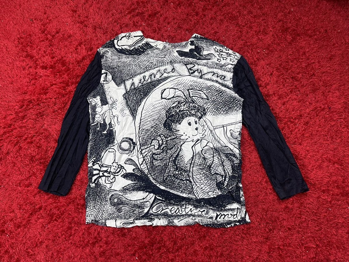 Japanese Brand Topyo Natalie Full Print Long Sleeve Tshirt Size US L / EU 52-54 / 3 - 2 Thumbnail