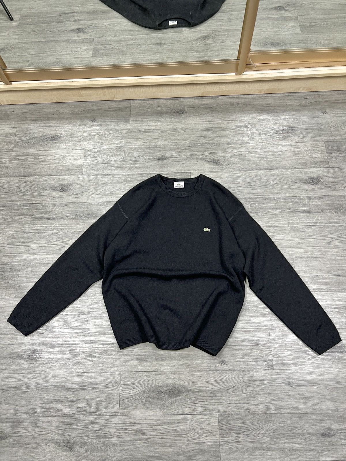 Lacoste Lacoste Vintage Black Wool Knit Sweater Size L Size US L / EU 52-54 / 3 - 1 Thumbnail