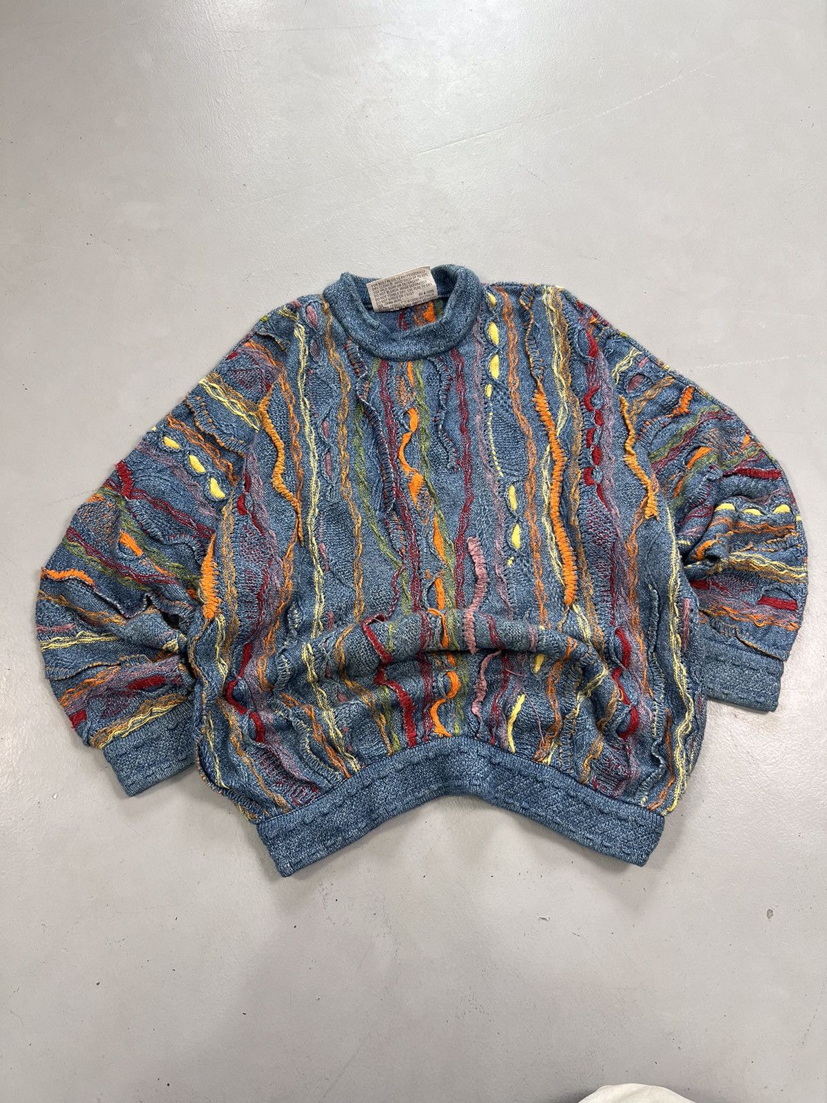 Coogi Vintage Coogi blues sweater Size US S / EU 44-46 / 1 - 6 Thumbnail