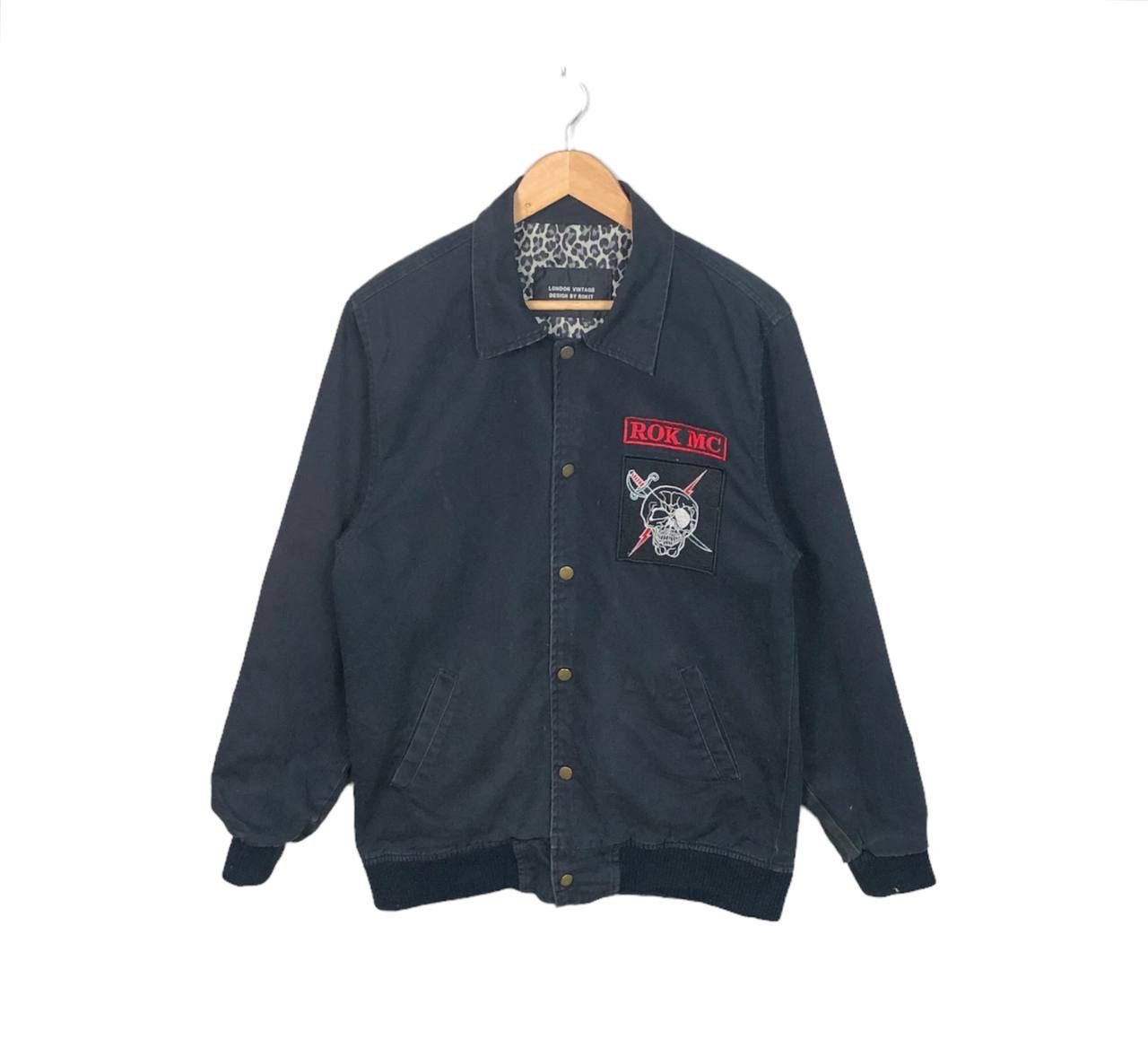 Rokit × Vintage Crazy London Vintage Design by Rokit Varsity Stadium Jacket Size US M / EU 48-50 / 2 - 2 Thumbnail