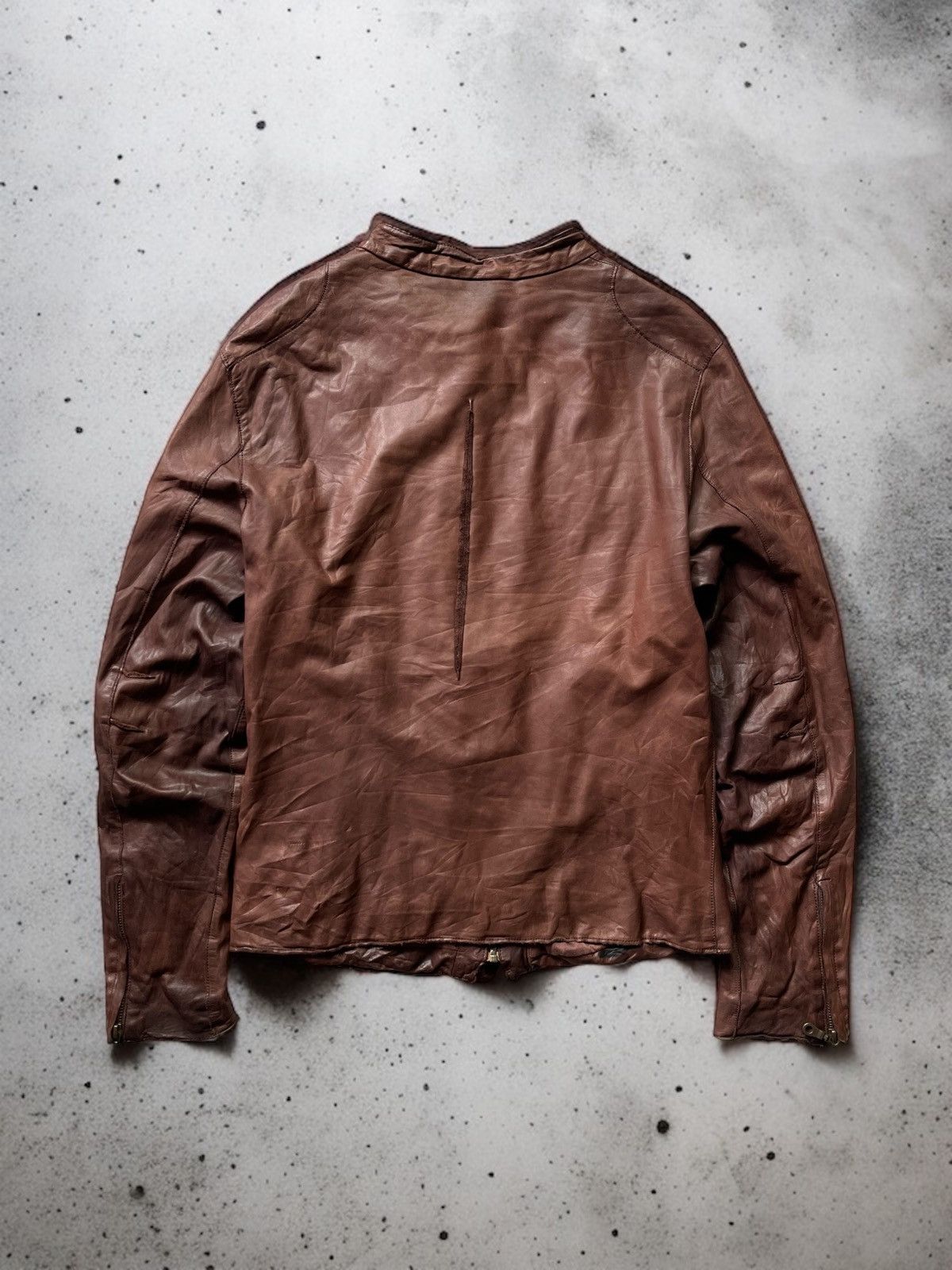 14th Addiction 🔥Vintage Sisii Japan Genuine Leather Racer Jacket LGB Style Size US M / EU 48-50 / 2 - 4 Thumbnail