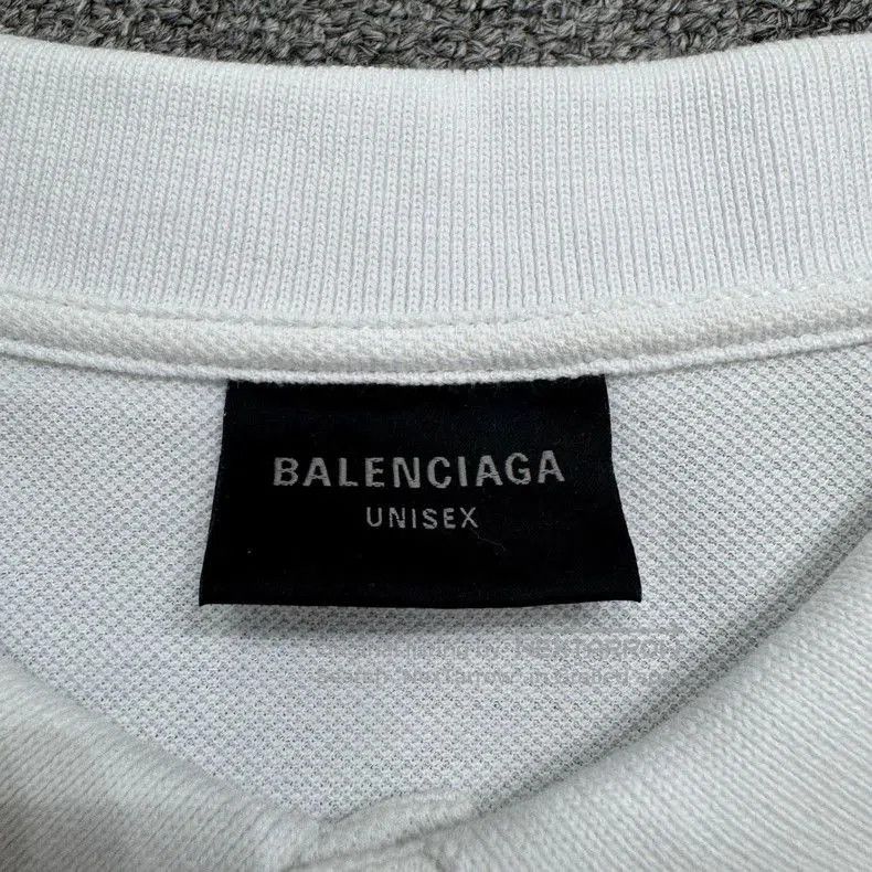 Balenciaga Balenciaga Embroidered Letter Polo Shirt. Size US XXL / EU 58 / 5 - 2 Thumbnail