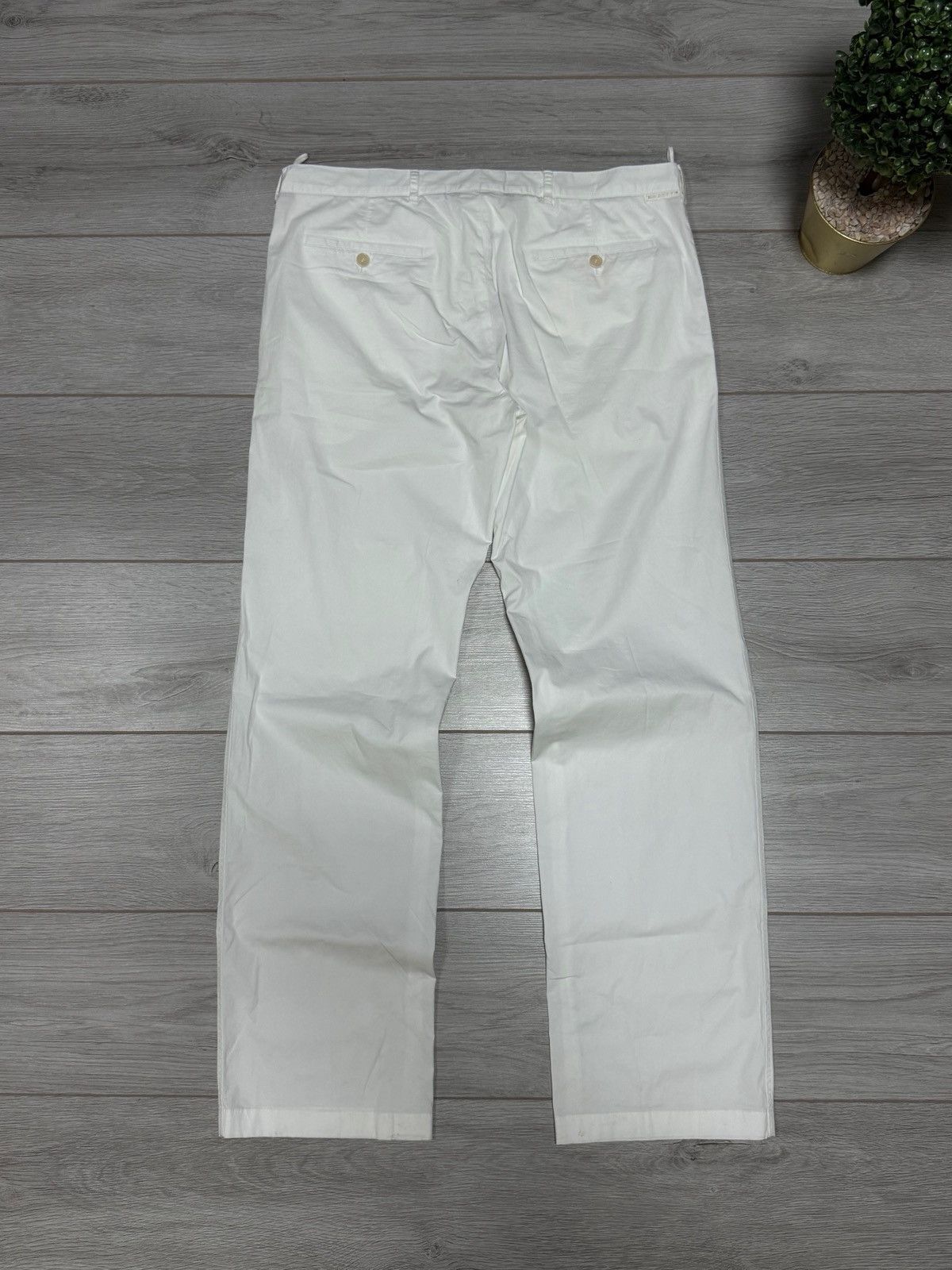Prada Prada white tab straight pants vintage Size US 37 - 2 Thumbnail