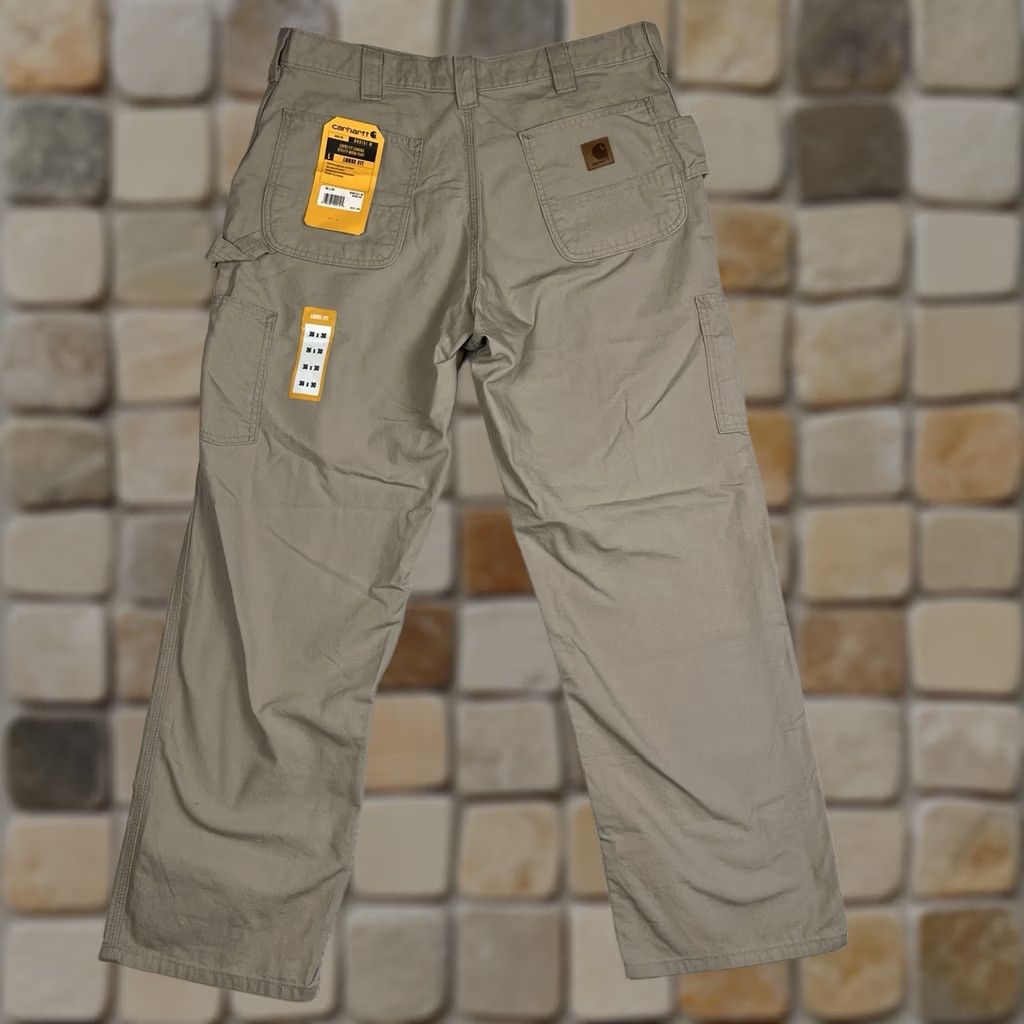 Carhartt Carhartt BN0151-M Work Pants Tan Canvas Utility Pant Mens 36x30 - High Rise Size US 36 / EU 52 - 1 Thumbnail