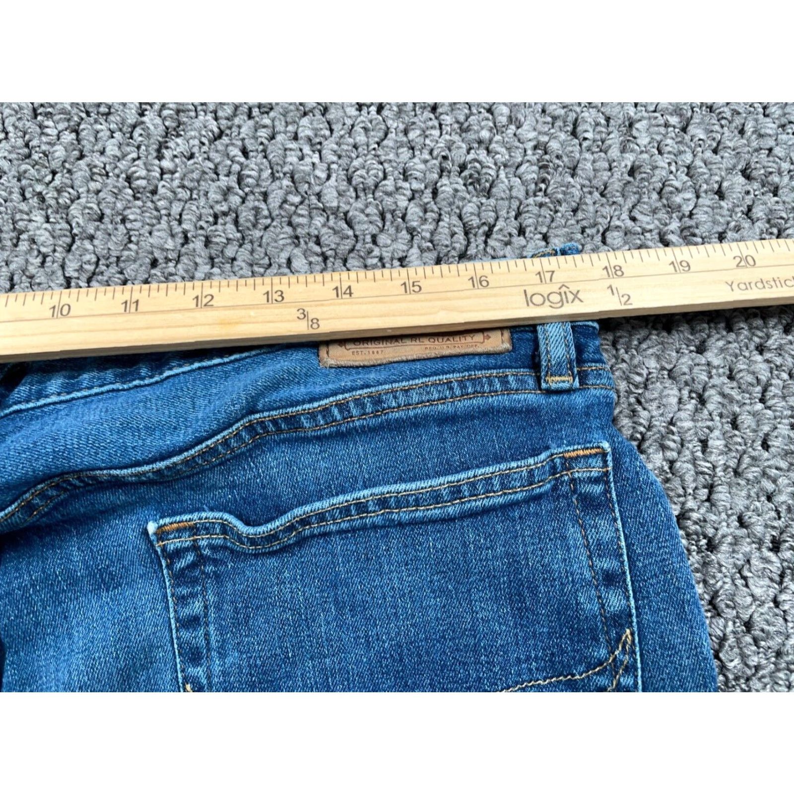 Polo Ralph Lauren Polo Ralph Lauren Jeans Hampton Relaxed Straight 35 x 31 Blue 90s Mens Size US S / EU 44-46 / 1 - 4 Thumbnail
