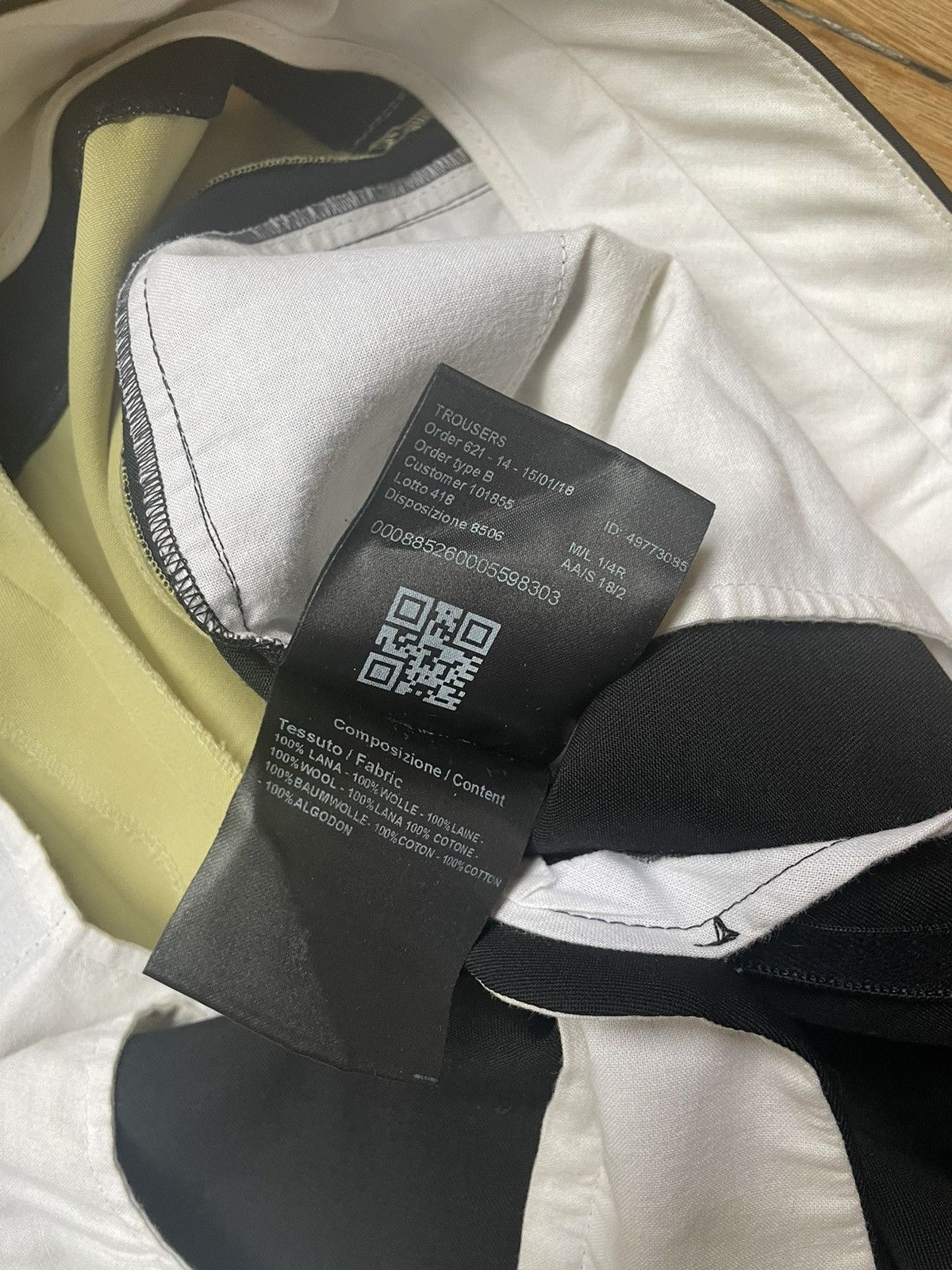 Calvin Klein 205W39NYC × Raf Simons Calvin Klein by Raf Simons two-tone tailored pants Size US 28 / EU 44 - 7 Thumbnail