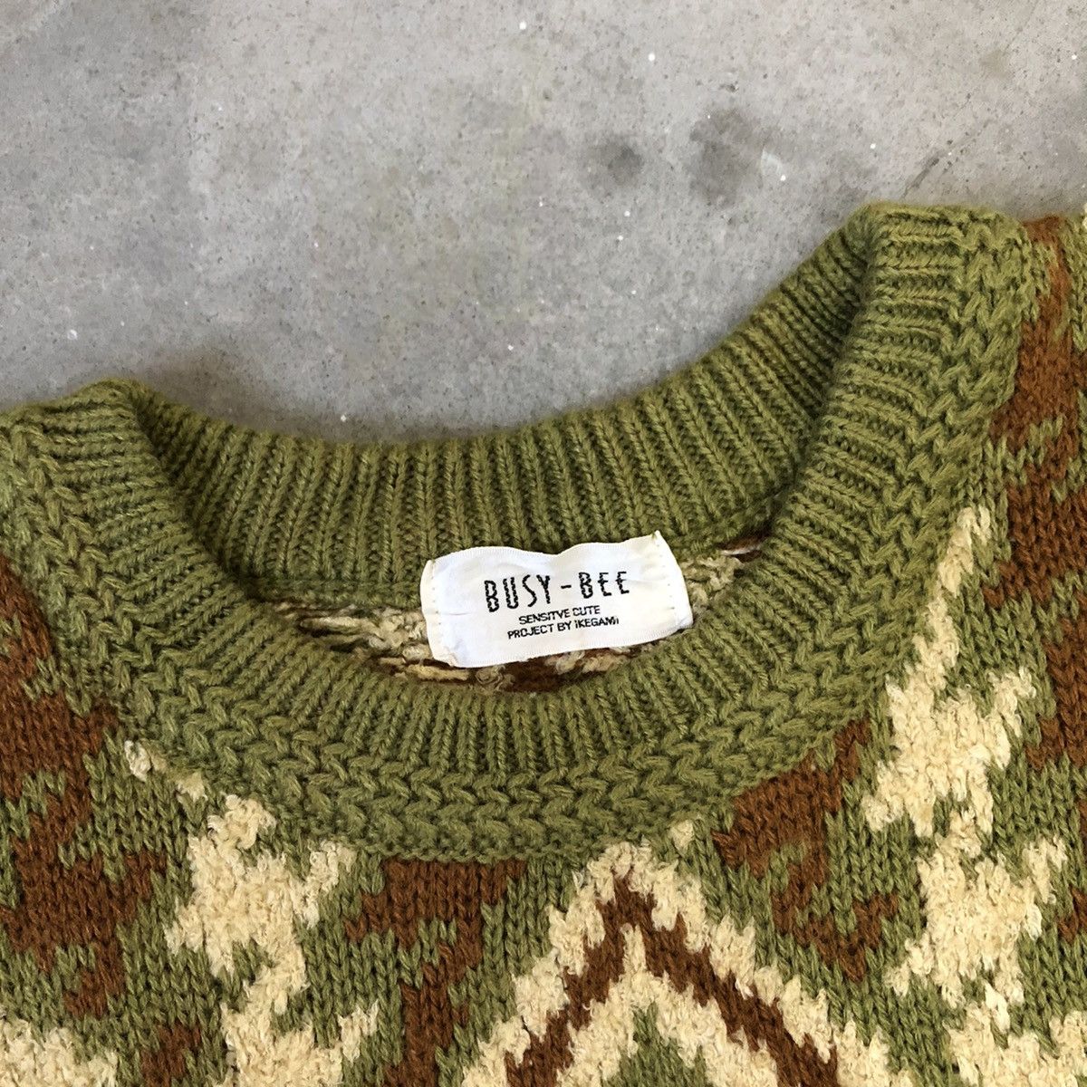 Japanese Brand Wool Knitwear Sweater 🍒
