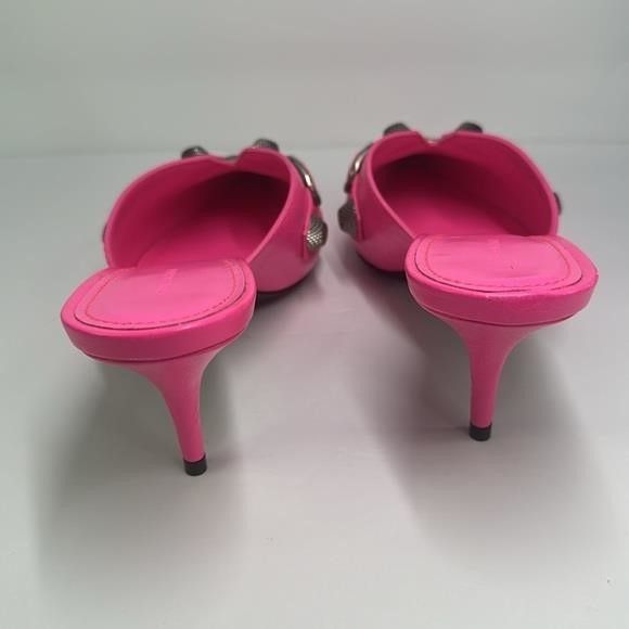 Balenciaga New Authentic BALENCIAGA Agneau Arena Cagole 70mm Mules 39 Size US 9 / IT 39 - 8 Thumbnail