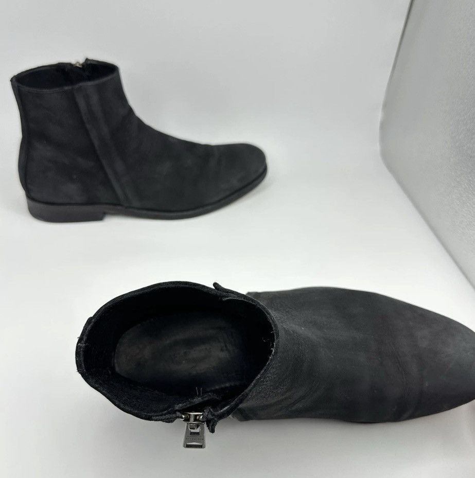 Allsaints Black Suede Side Zip Boots EU 43 Size US 10 / EU 43 - 5 Thumbnail