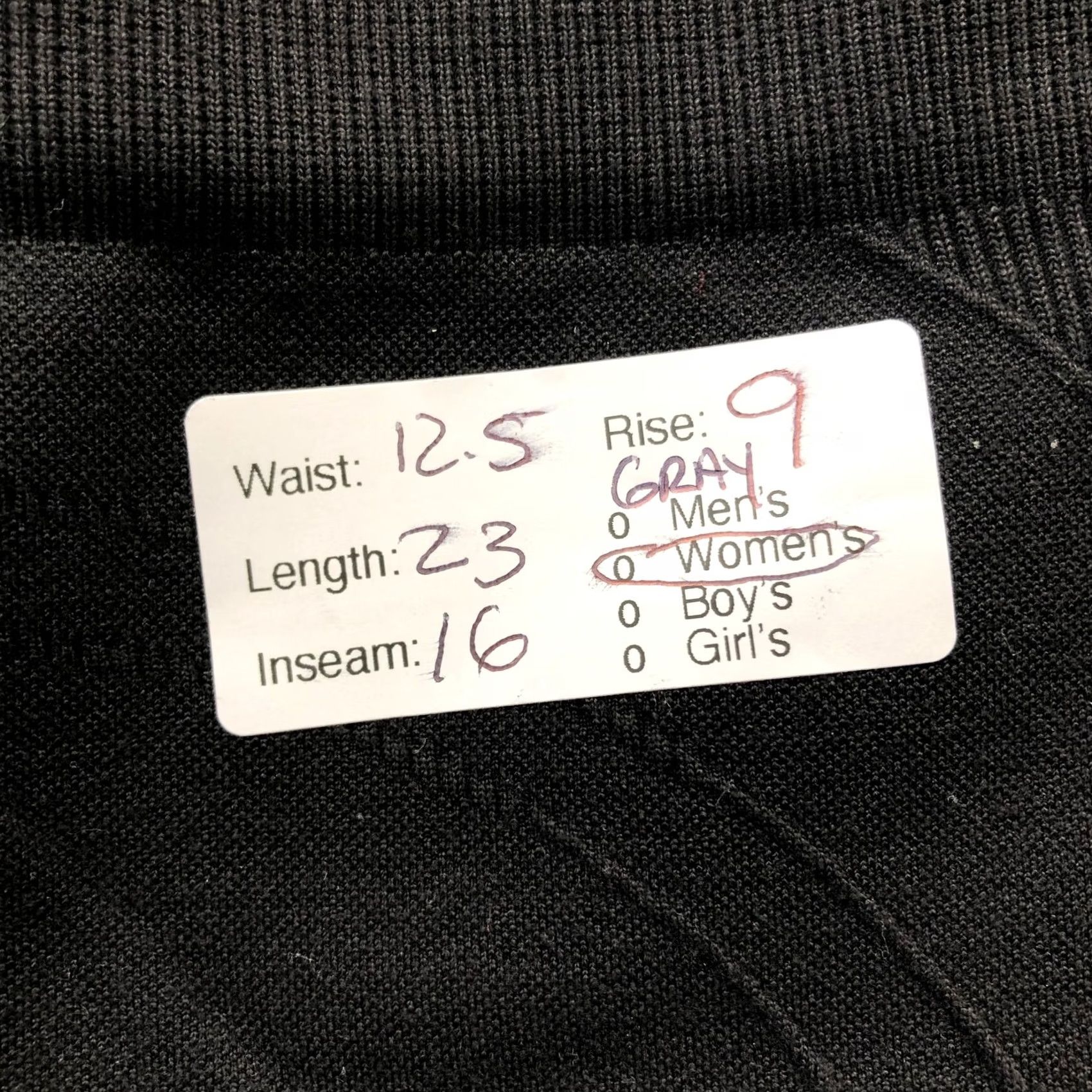 Lululemon Lululemon In The Flow Crop Leggings Women XS Seamless Black High Rise Ruched Canvas Style Cropped Activewear Size 26" / US 2 / IT 38 - 2 Thumbnail