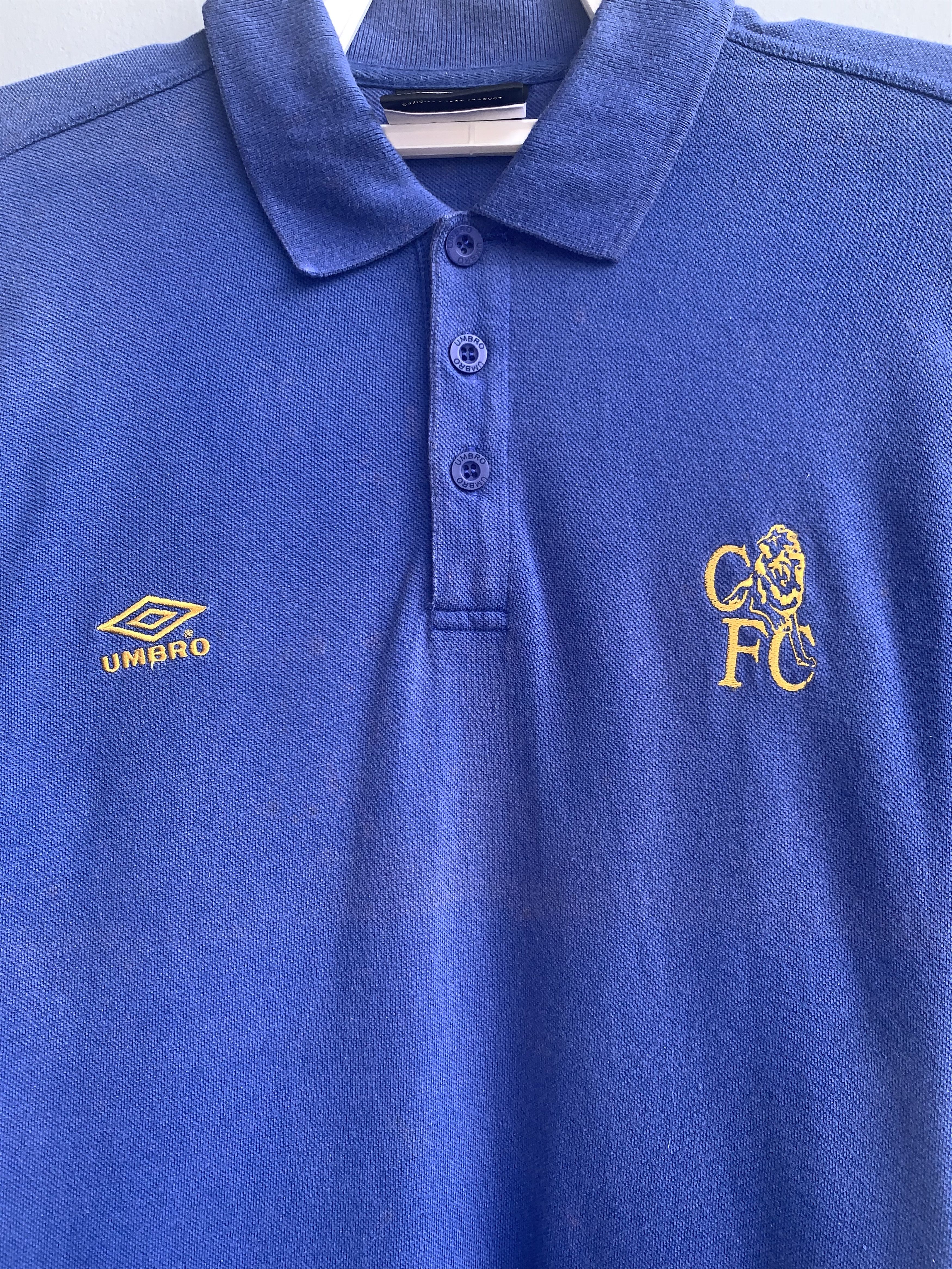 Chelsea Soccer Chelsea FC Umbro Polo Shirt Size US M / EU 48-50 / 2 - 2 Thumbnail