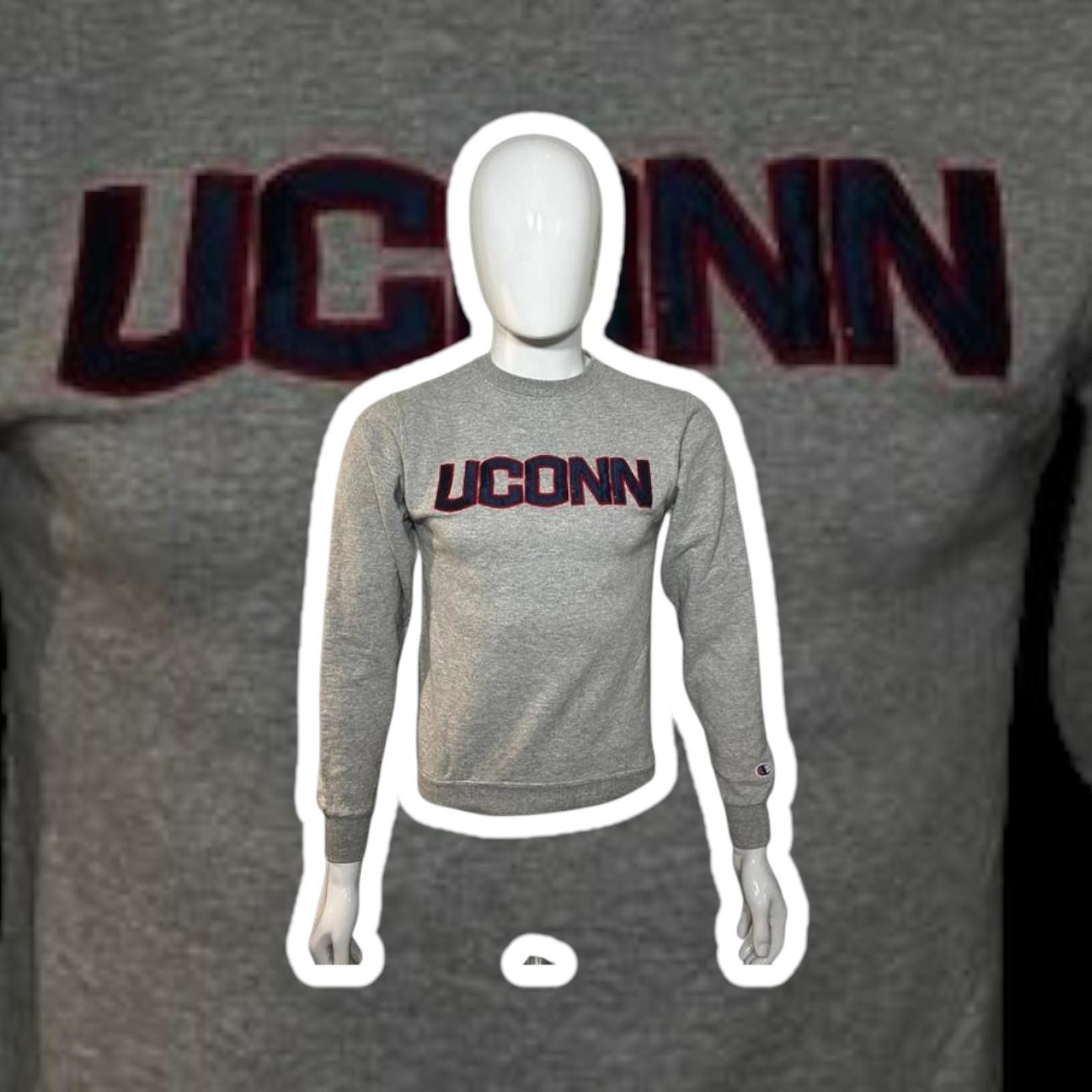Champion UConn Champion Sweatshirt - Grey with Logo Size US XS / EU 42 / 0 - 1 Thumbnail