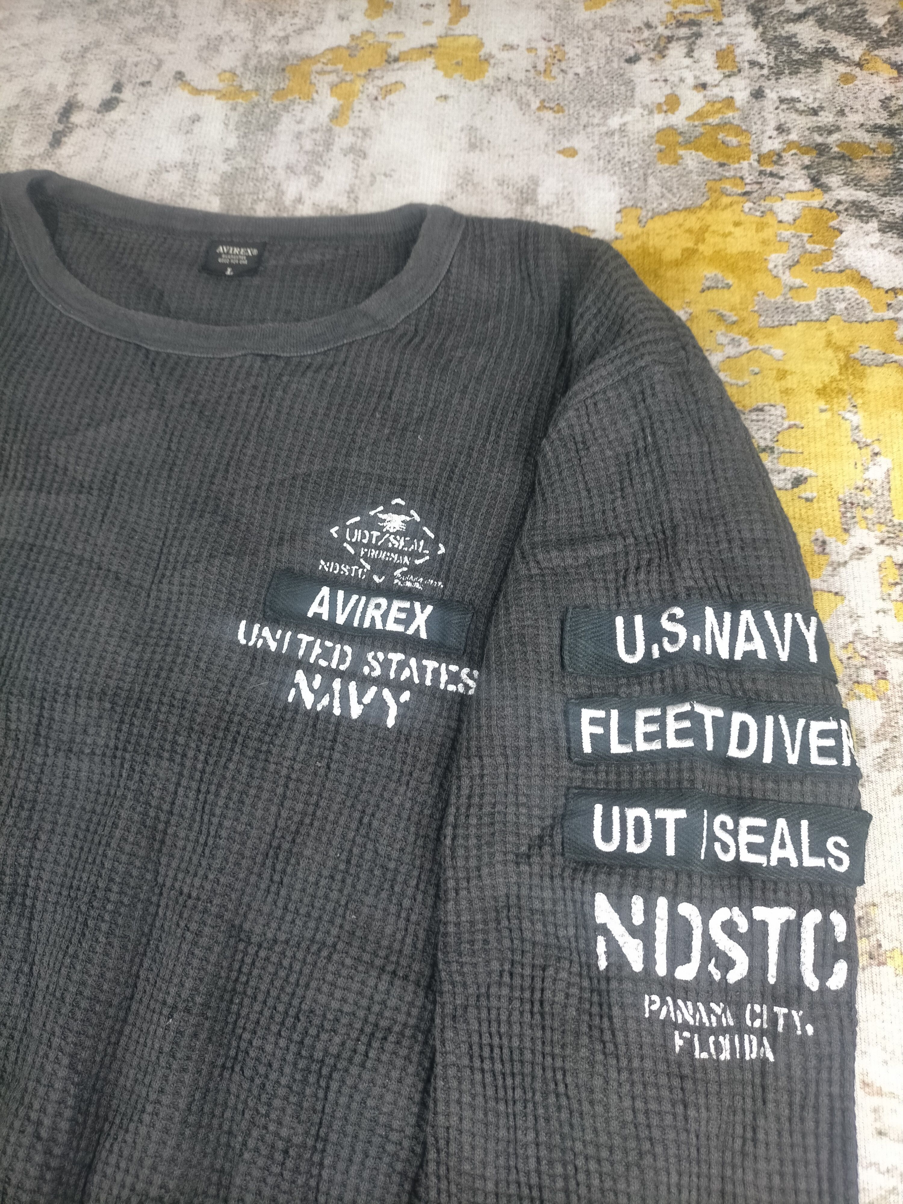 Avirex 🔥 Vintage 90s Avirex Long Sleeve Tee Size US L / EU 52-54 / 3 - 1 Thumbnail