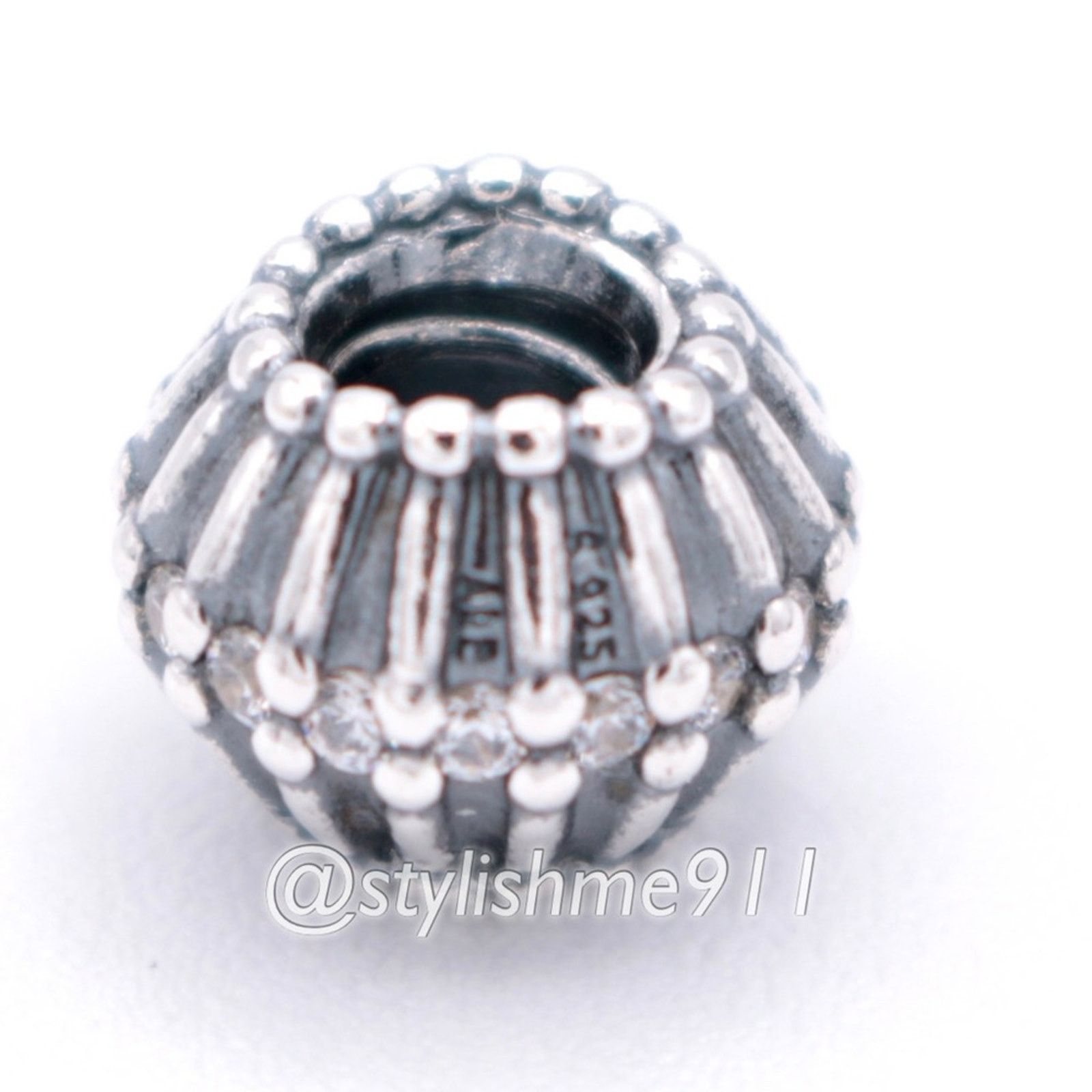 pandora Authentic PANDORA Show Stopper with Black CZ Charm Size ONE SIZE - 6 Thumbnail