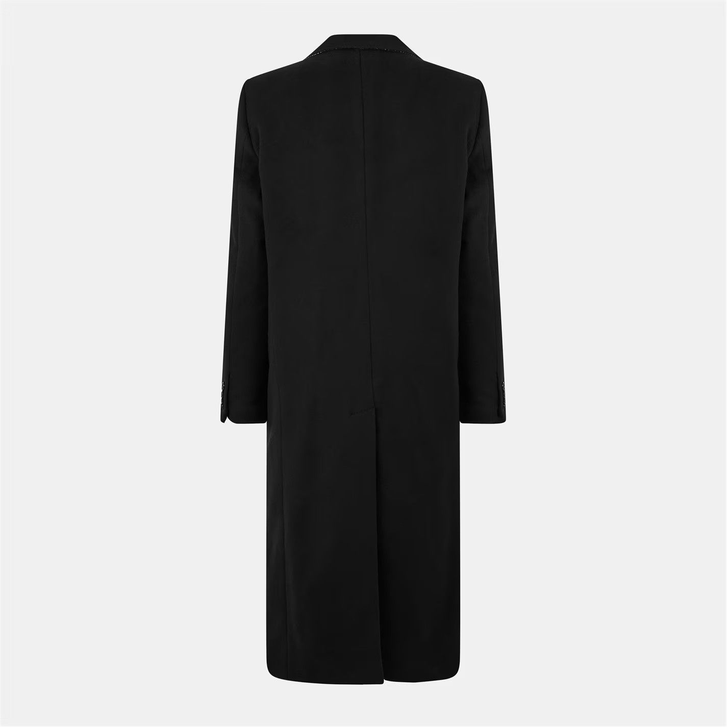 Dolce & Gabbana o1g2r1mq0426 Double Breasted Fitted Overcoat in Nero Size US L / EU 52-54 / 3 - 2 Thumbnail