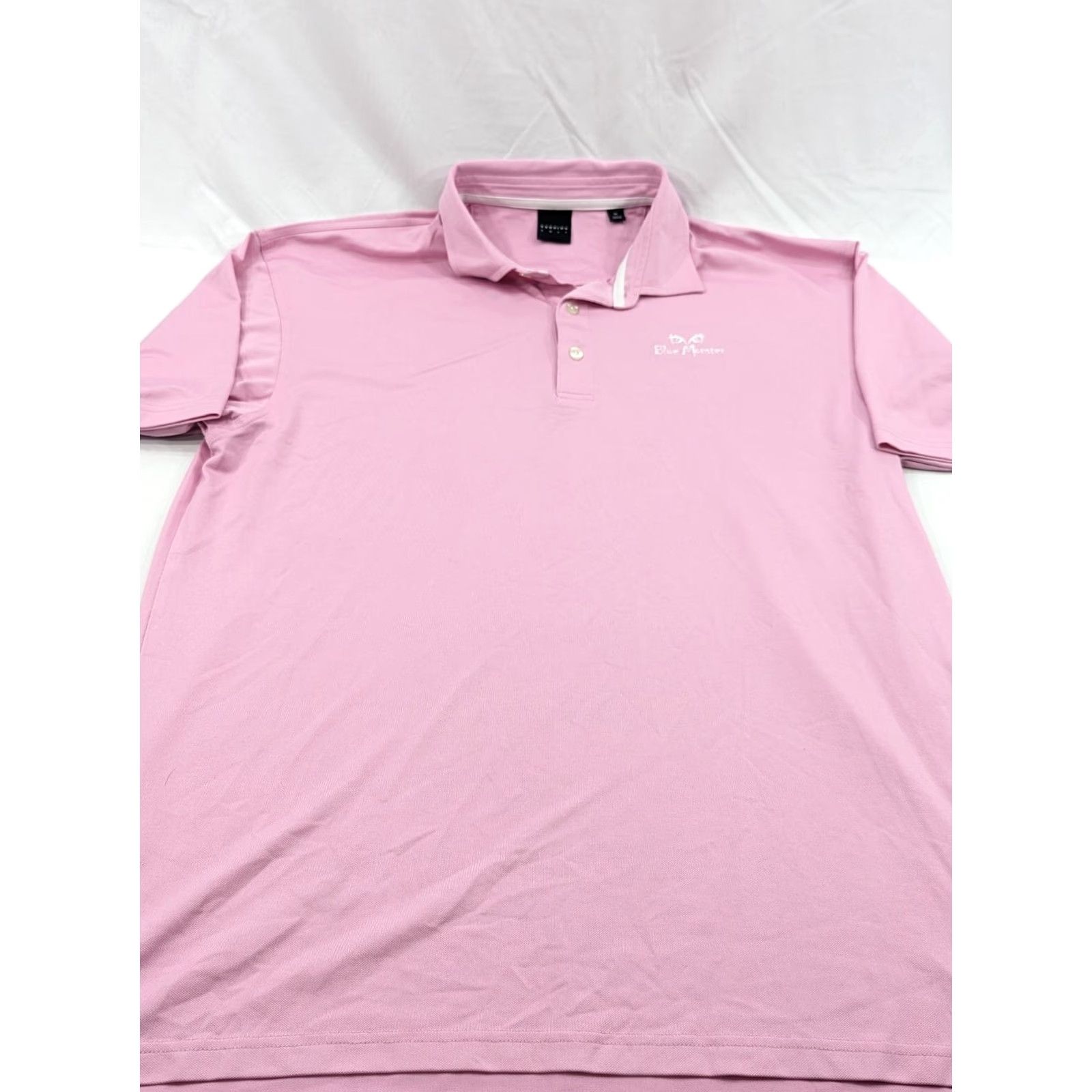Vintage Dunning Polo Shirt Mens XL Pink Collar Golf Performance Breathable All Seasons Regular Logo Buttons Size US XL / EU 56 / 4 - 3 Thumbnail