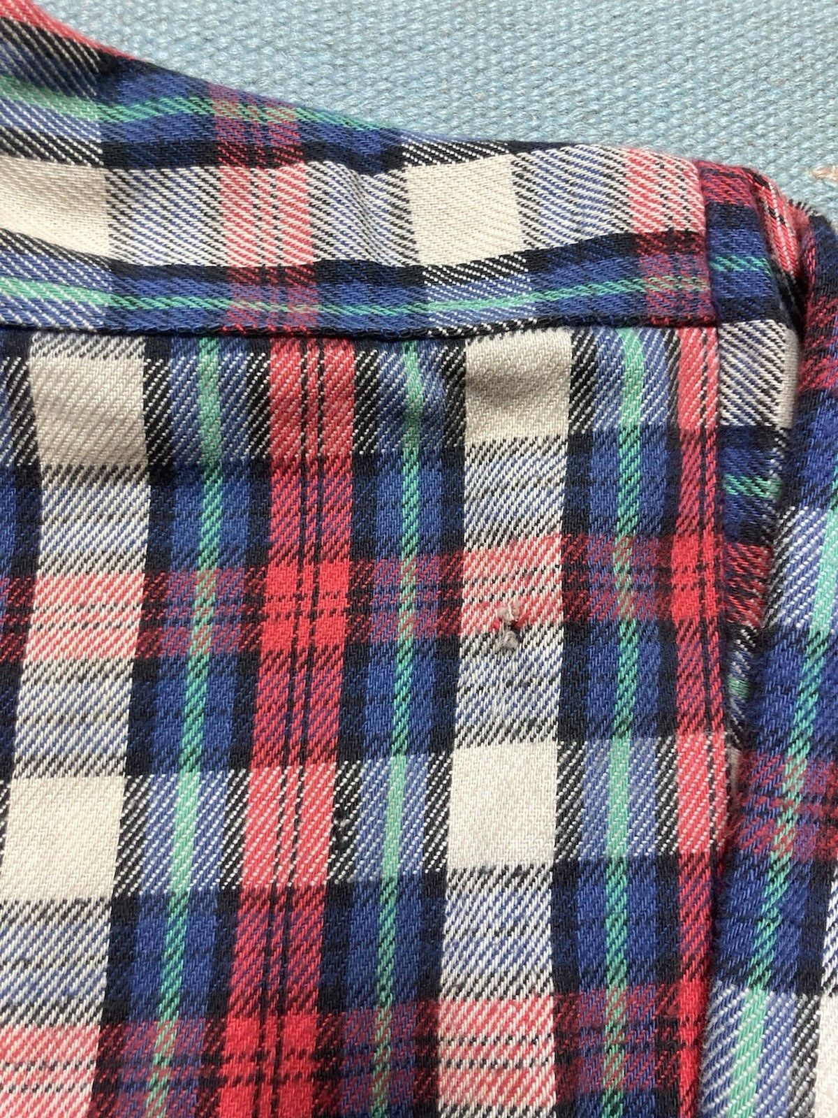 Vintage five brother flannel shirt woven cotton plaid distressed M Size US M / EU 48-50 / 2 - 8 Thumbnail