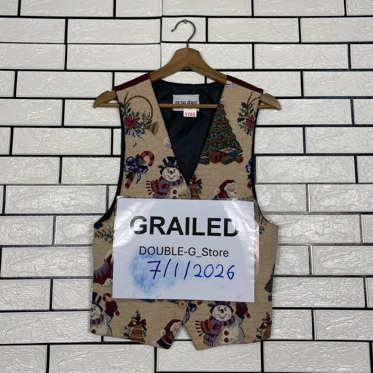 Japanese Brand 📌Vintage Waist Coats On The Verge Full Print Issey Miyake Size US M / EU 48-50 / 2 - 1 Thumbnail