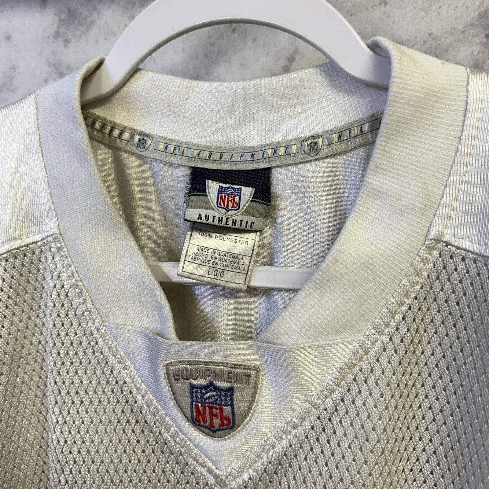 NFL Dallas Cowboys Terrell Owens Jersey Mens L White Vintage Ree Size US L / EU 52-54 / 3 - 3 Thumbnail