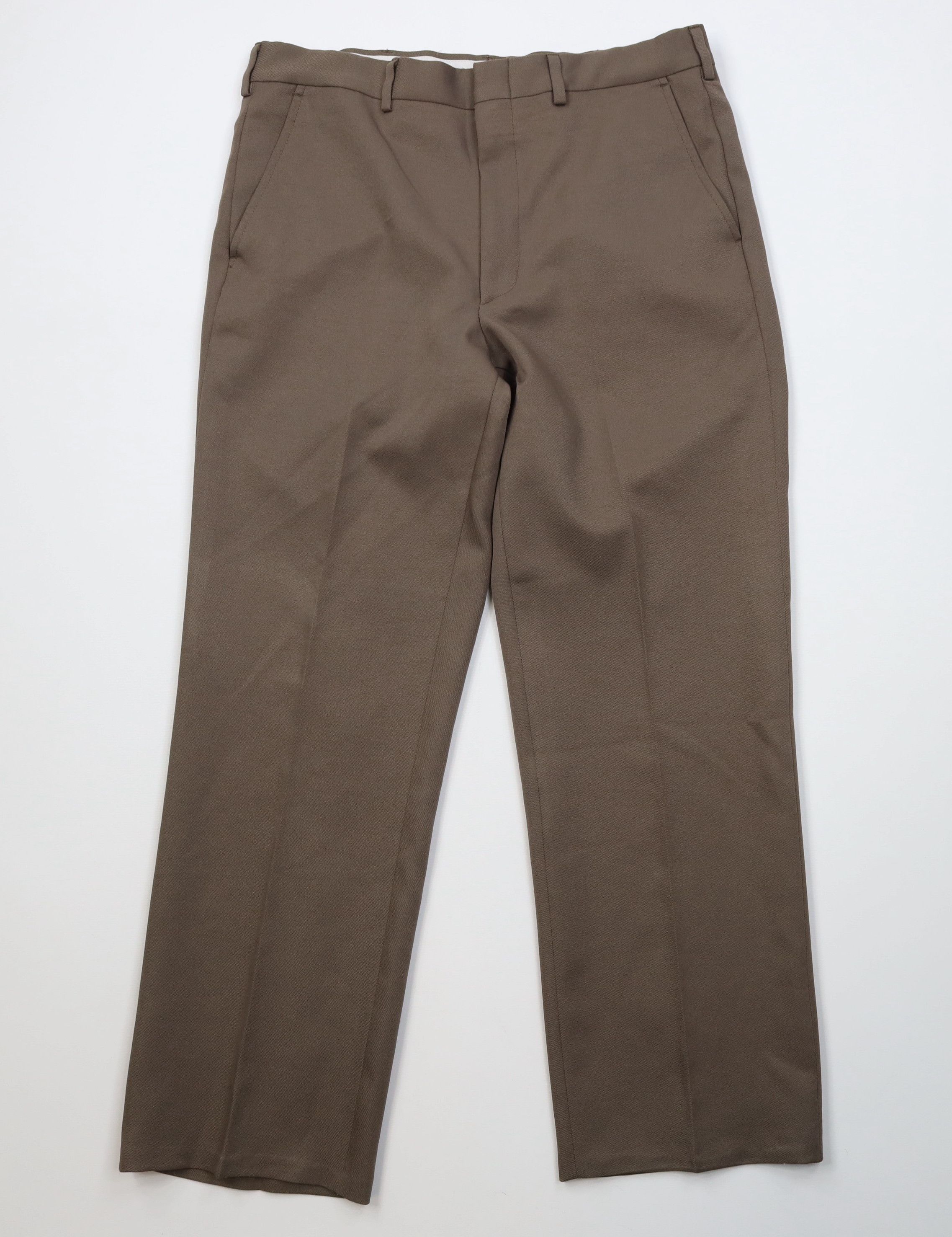 Vintage Vintage 70s Streetwear Flared Wide Leg Chino Pants Brown Size US 34 / EU 50 - 1 Thumbnail