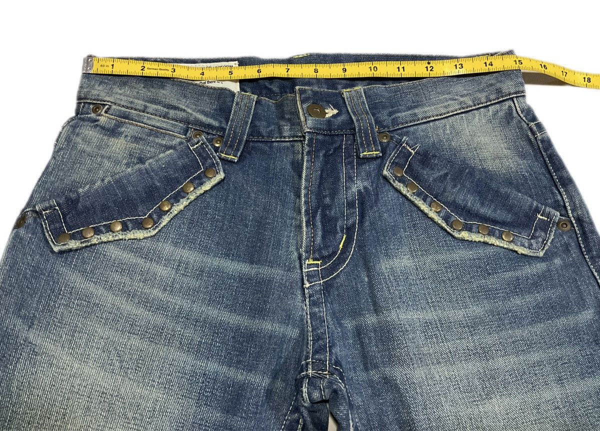 Hysteric Glamour × If Six Was Nine × Japanese Brand 🔥Sick Y2K Rock Wood Rivet Flared Denim LGB Size US 30 / EU 46 - 13 Thumbnail