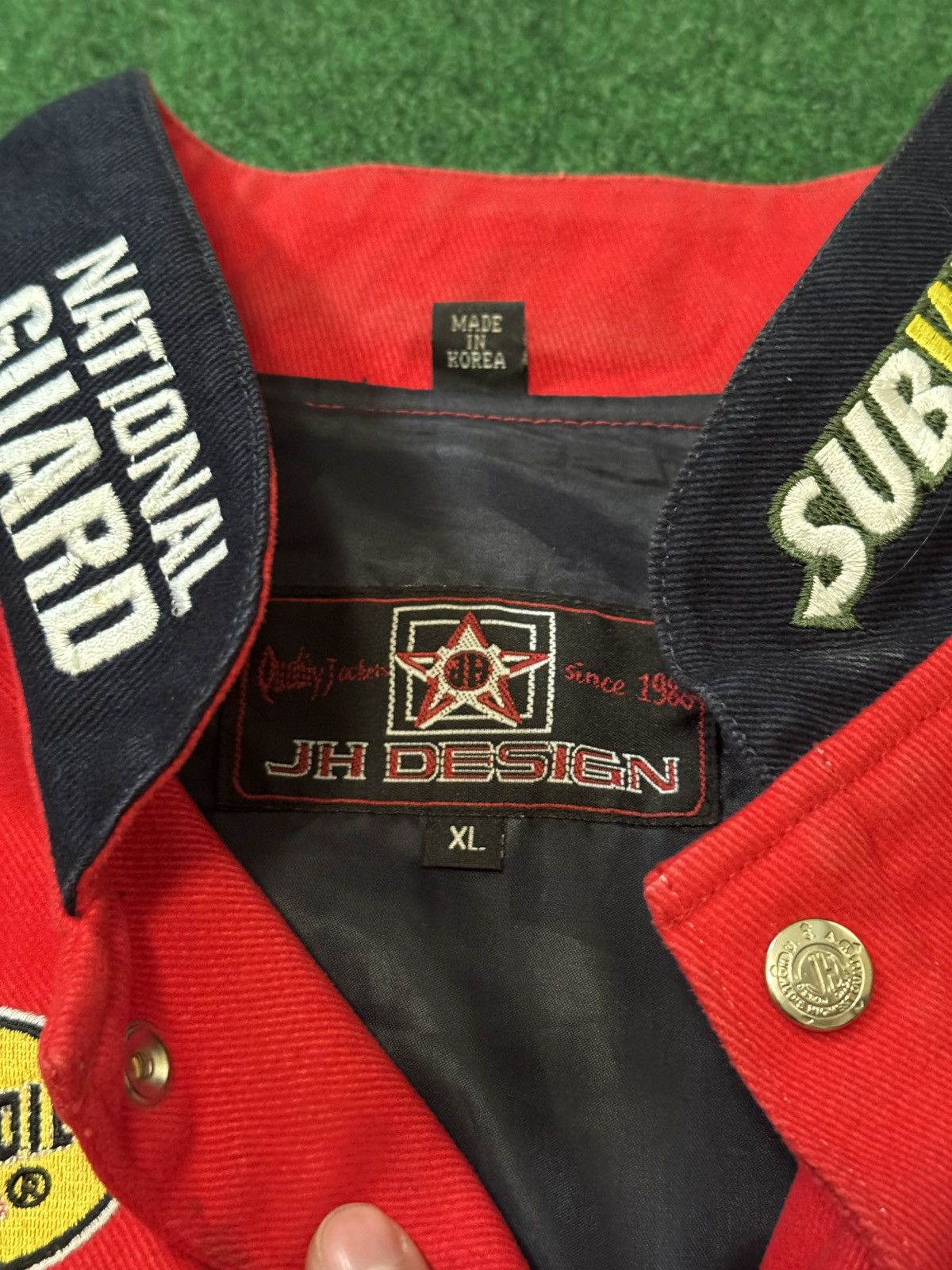 JH Design JH Design National Guard Subway Red XL Nascar Jacket Size US XL / EU 56 / 4 - 3 Thumbnail