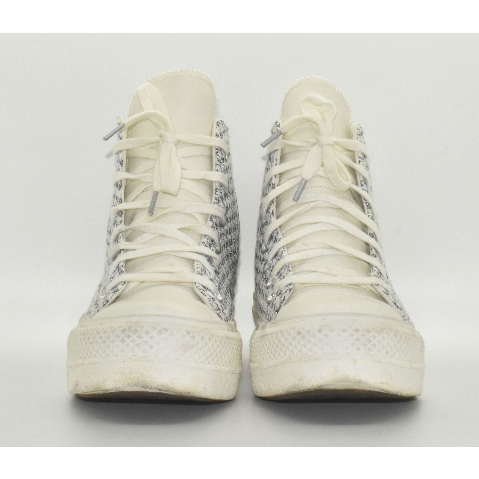 Converse CONVERSE CHUCK TAYLOR SilverEgret Houndstooth Sneakers Sz 6 Size US 4 / IT 34 - 4 Thumbnail