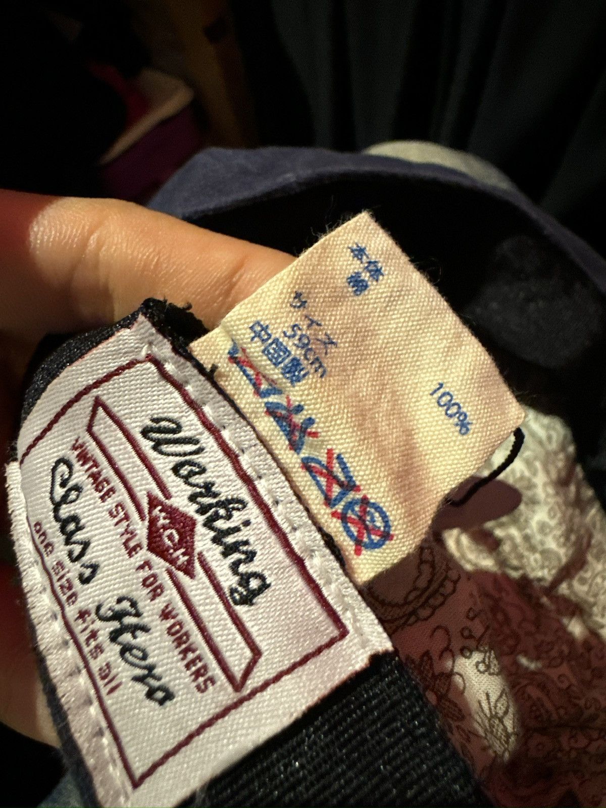 Japanese Brand Working Class Hero Denim flat hat Size ONE SIZE - 8 Thumbnail