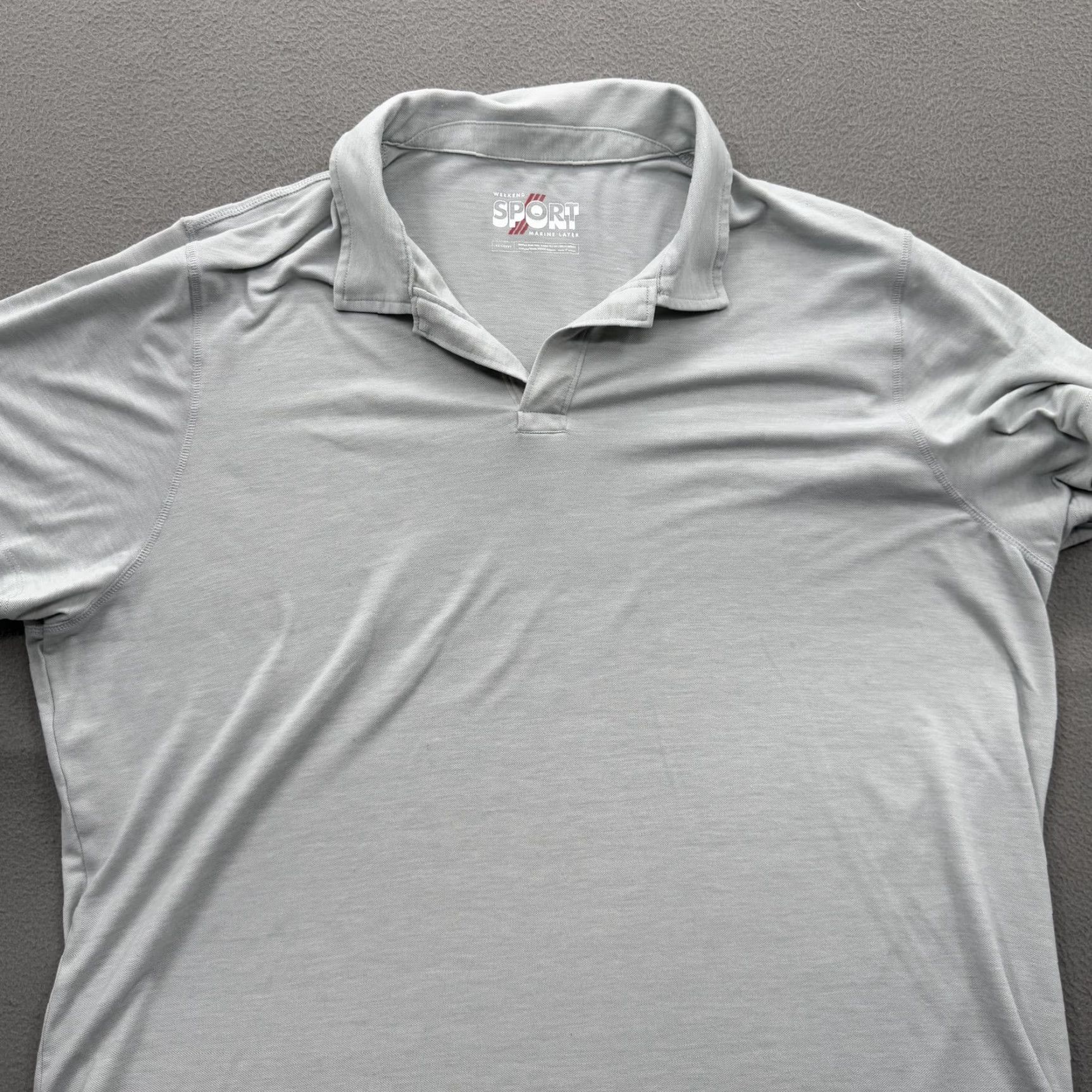 Vintage VINTAGE Weekend Sport Shirt Mens 2XL Gray Logo Polo Short Sleeve Lightweight Breathable Size US XXL / EU 58 / 5 - 8 Thumbnail