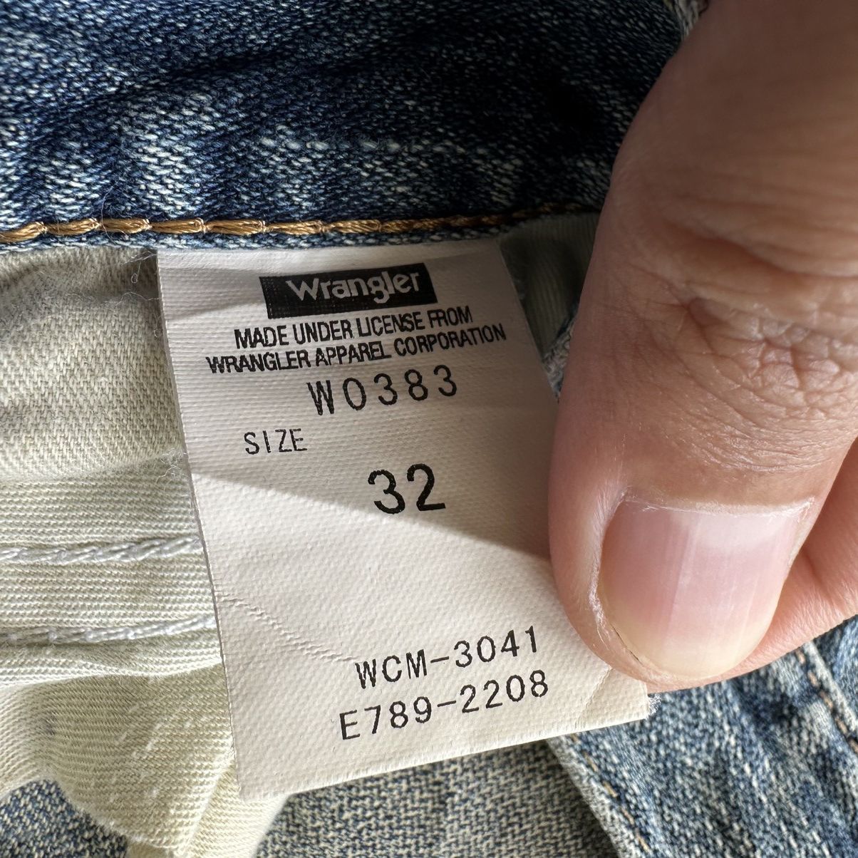 Japanese Brand Vintage Japanese Distressed Faded Denim Jean Pant W33 Size US 33 - 6 Thumbnail