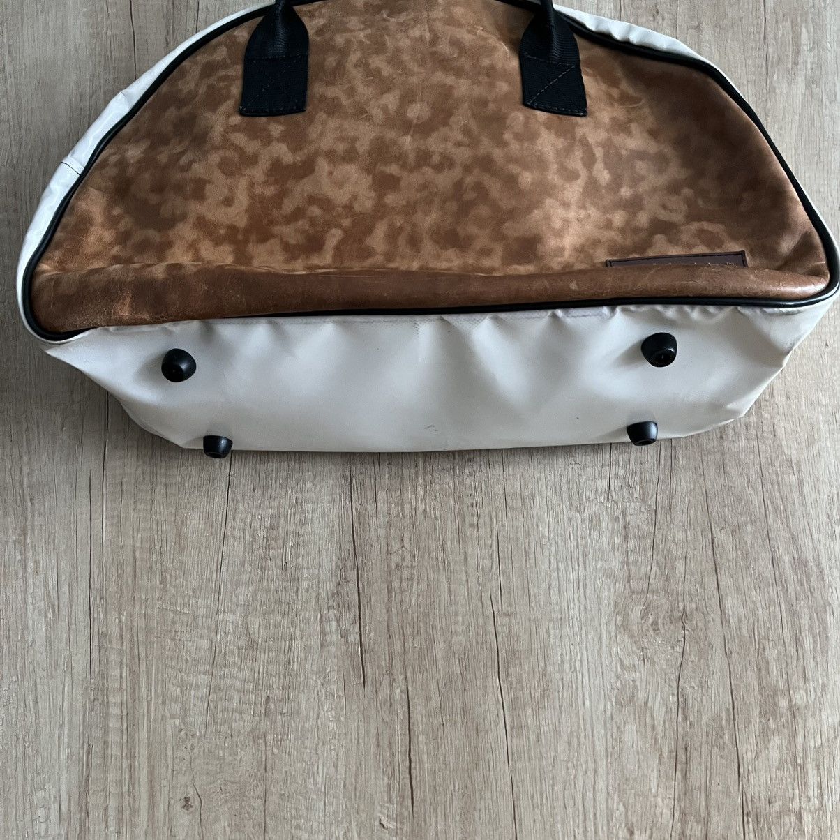 Zirkeltraining Shoulder Bag Real Leather Recycled Gym Mat