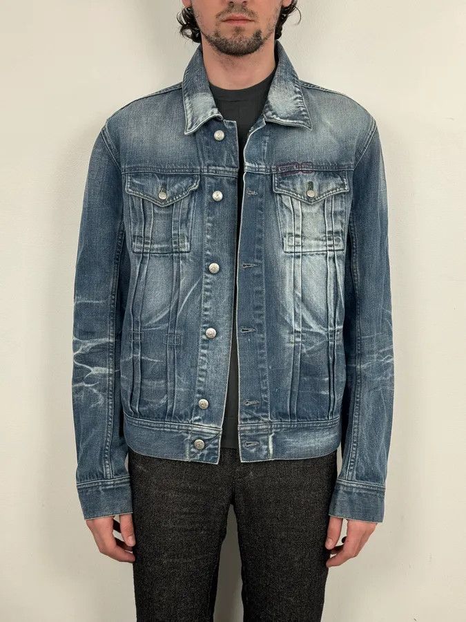 Diesel Diesel Light Blue Faded Denim Jacket Size US M / EU 48-50 / 2 - 2 Thumbnail
