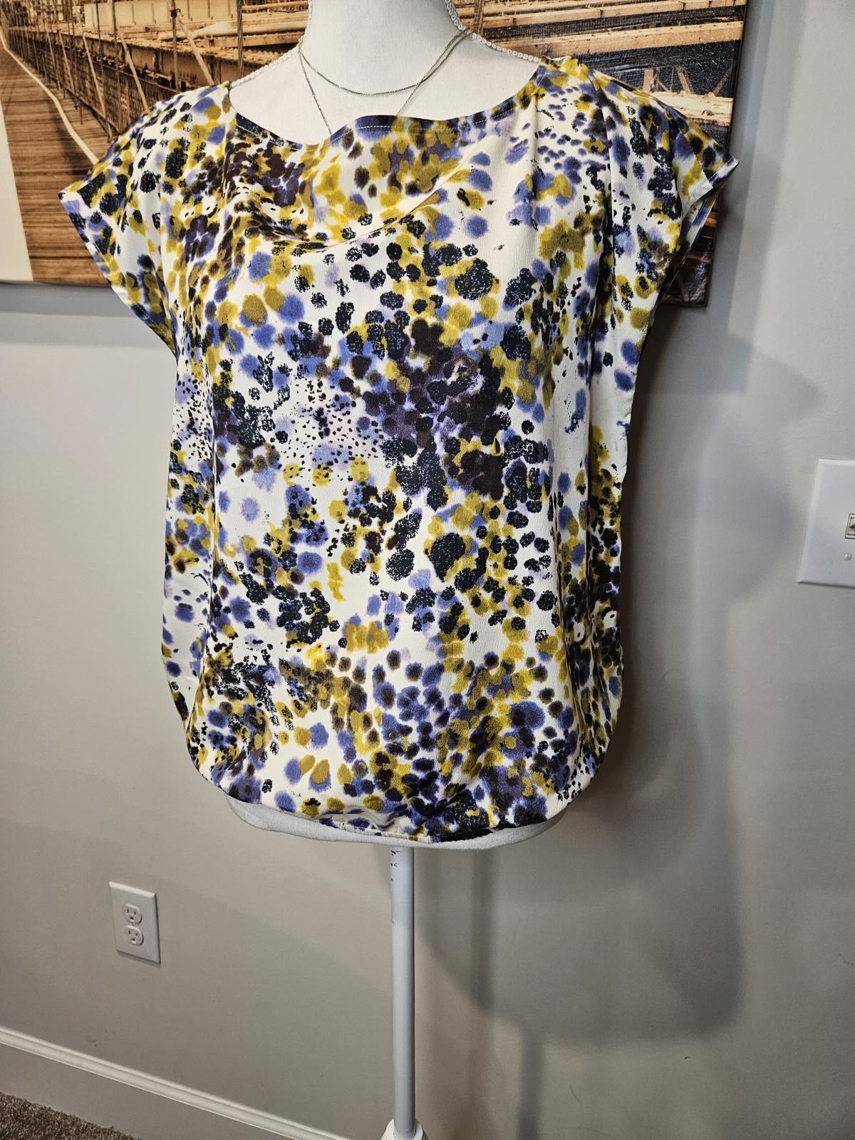 Designer Loft Women's Cap Sleeve Blouse Size M / US 6-8 / IT 42-44 - 1 Thumbnail
