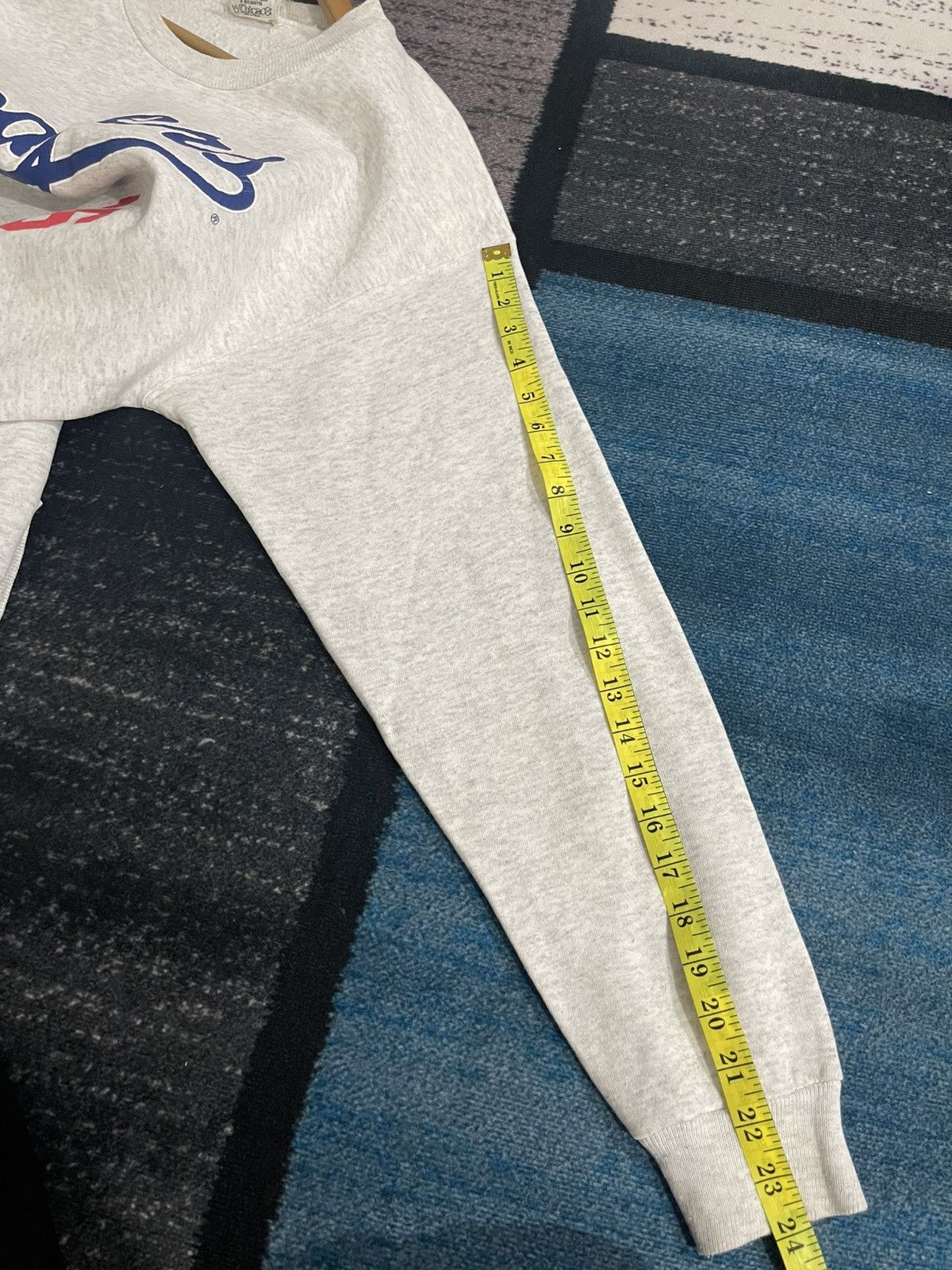 NBA Vintage 90s Dodgers Nutmeg Mills Nomo 16 MLB Sweatshirt Size US L / EU 52-54 / 3 - 16 Thumbnail