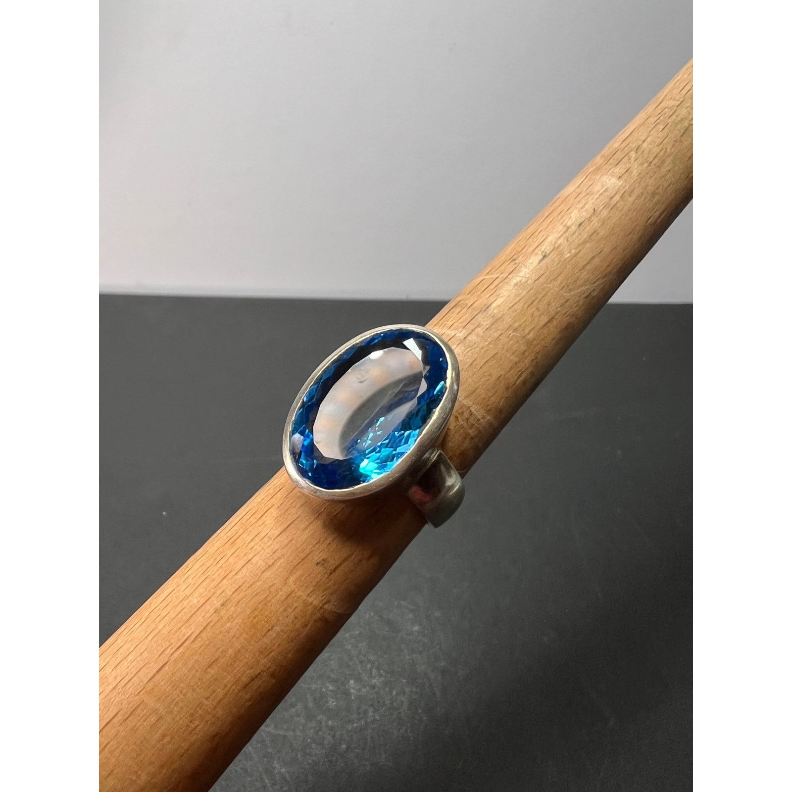 Other NEW Swiss blue topaz 925 ring size 8 / 11.70 grams Size ONE SIZE - 6 Thumbnail