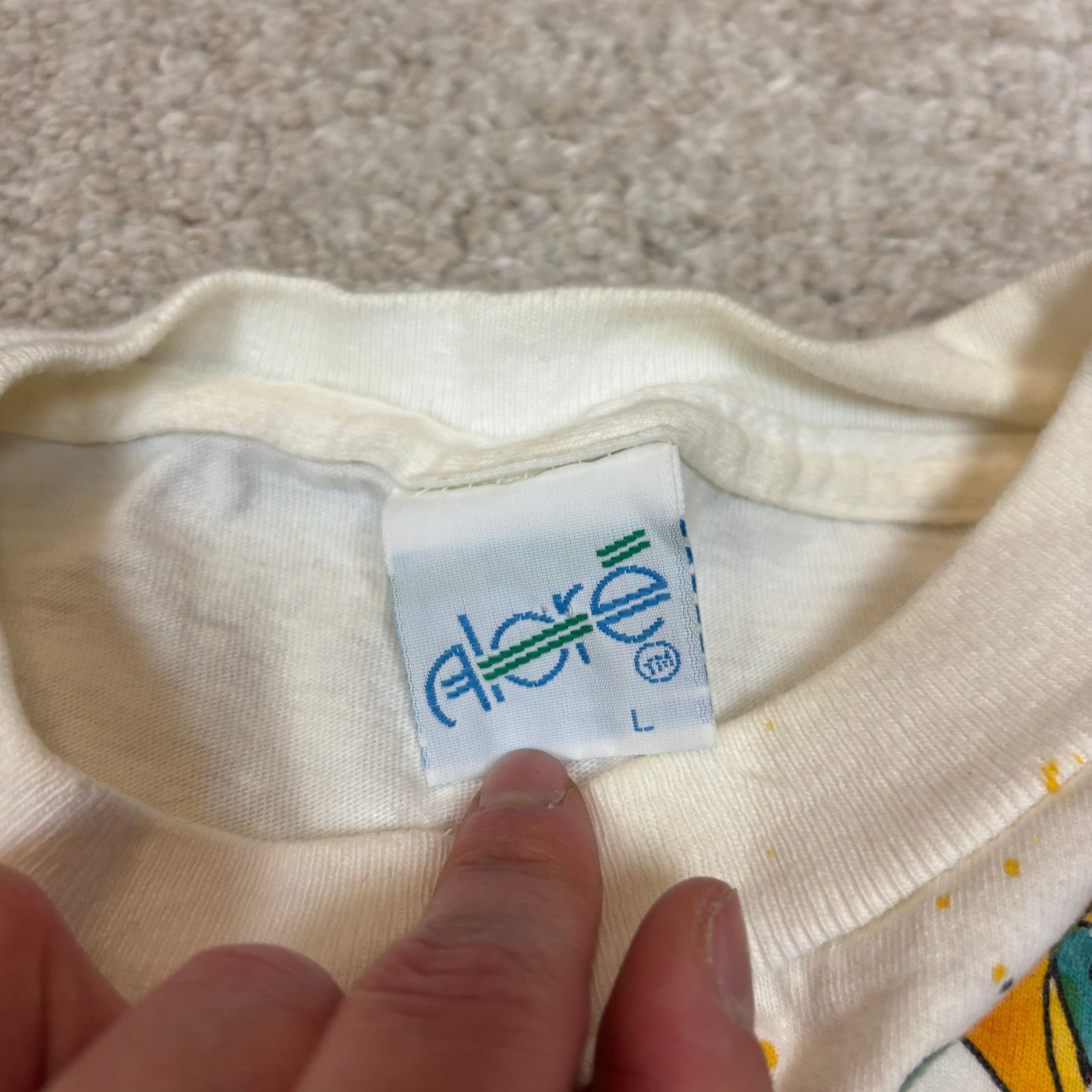 Vintage Vintage 90s Alore Paw Prints Tennis Game Match Shirt Large Size US L / EU 52-54 / 3 - 6 Thumbnail