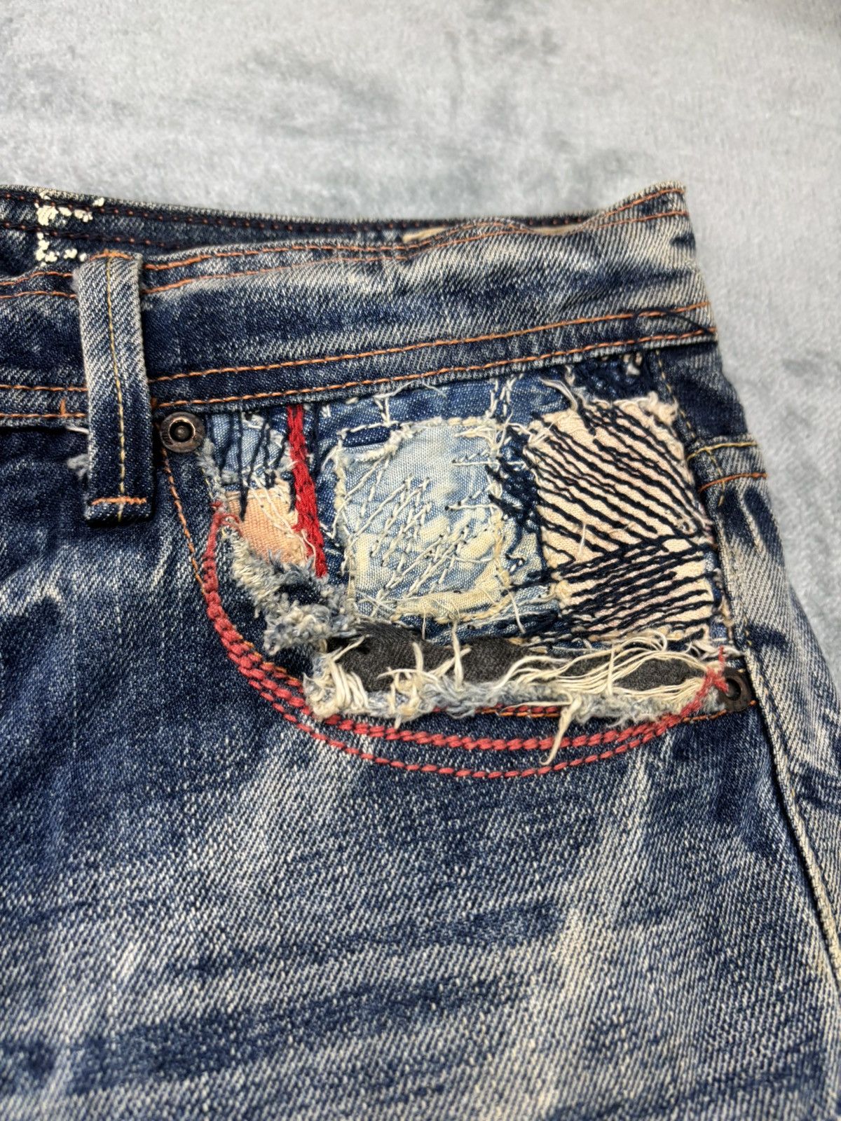 Other 575 Distressed Flared Denim Jeans. S016 Size US 29 - 6 Thumbnail