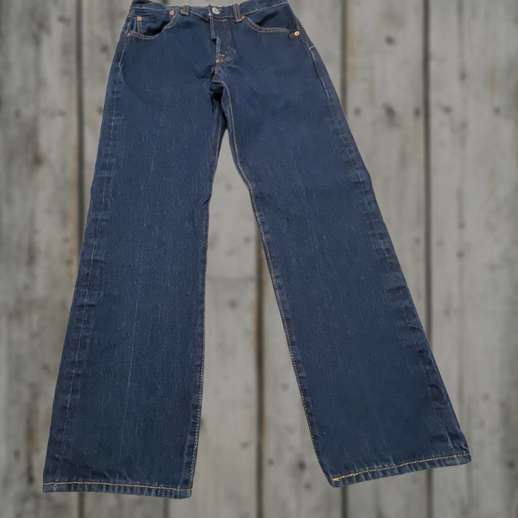 Levi's Levi’s 501 Jeans Men 32x32 Button Fly Denim Jeans 29x28 Blue Regular Rise Mid 5-Pocket Size US 32 / EU 48 - 1 Thumbnail