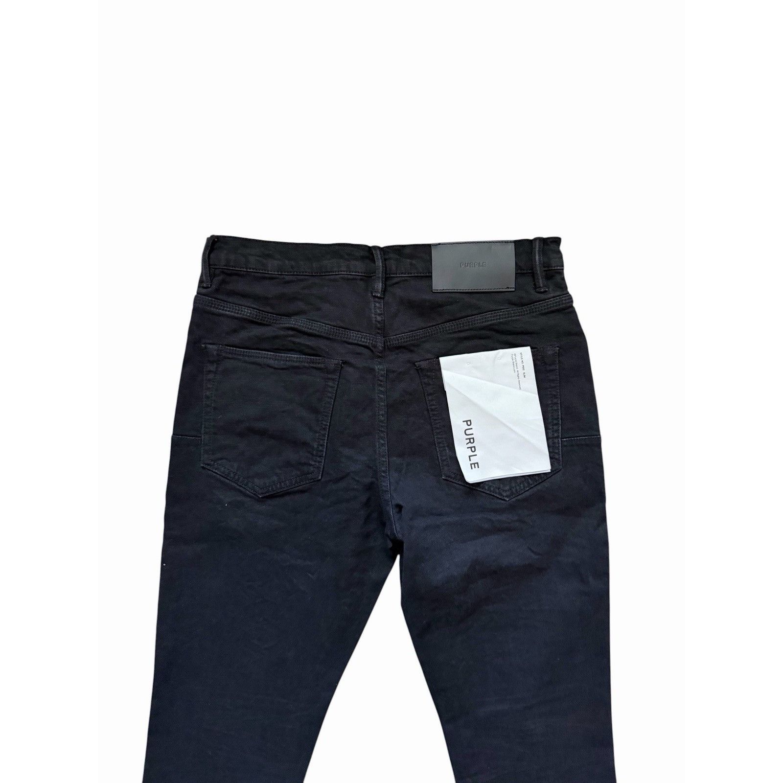 Purple Brand Purple Brand Jeans Men Knee Slit Slim Black P002 Size 33/32 Size US 33 - 6 Thumbnail