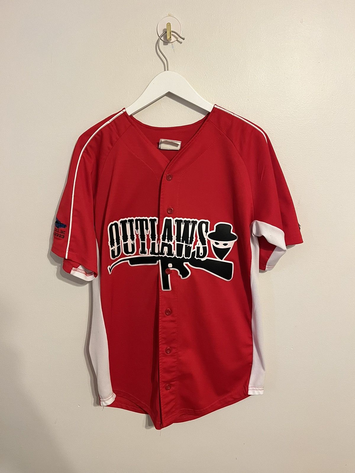 Japanese Brand × MLB Vintage “Outlaw” Thompson Gun Jersey Rare Unique Size Large Size US L / EU 52-54 / 3 - 1 Thumbnail