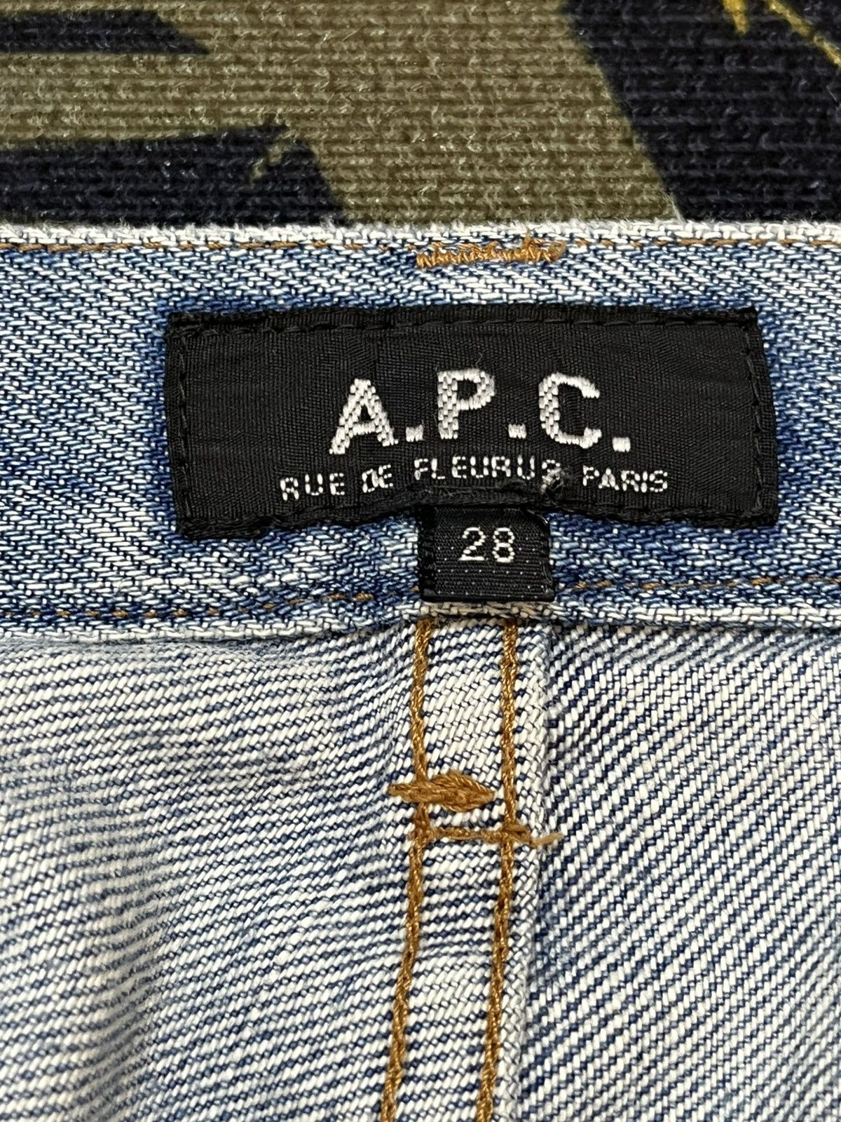 A.P.C. × Vintage Vintage A.P.C Cropped Faded Bush Pants Denim Size US 31 - 10 Thumbnail