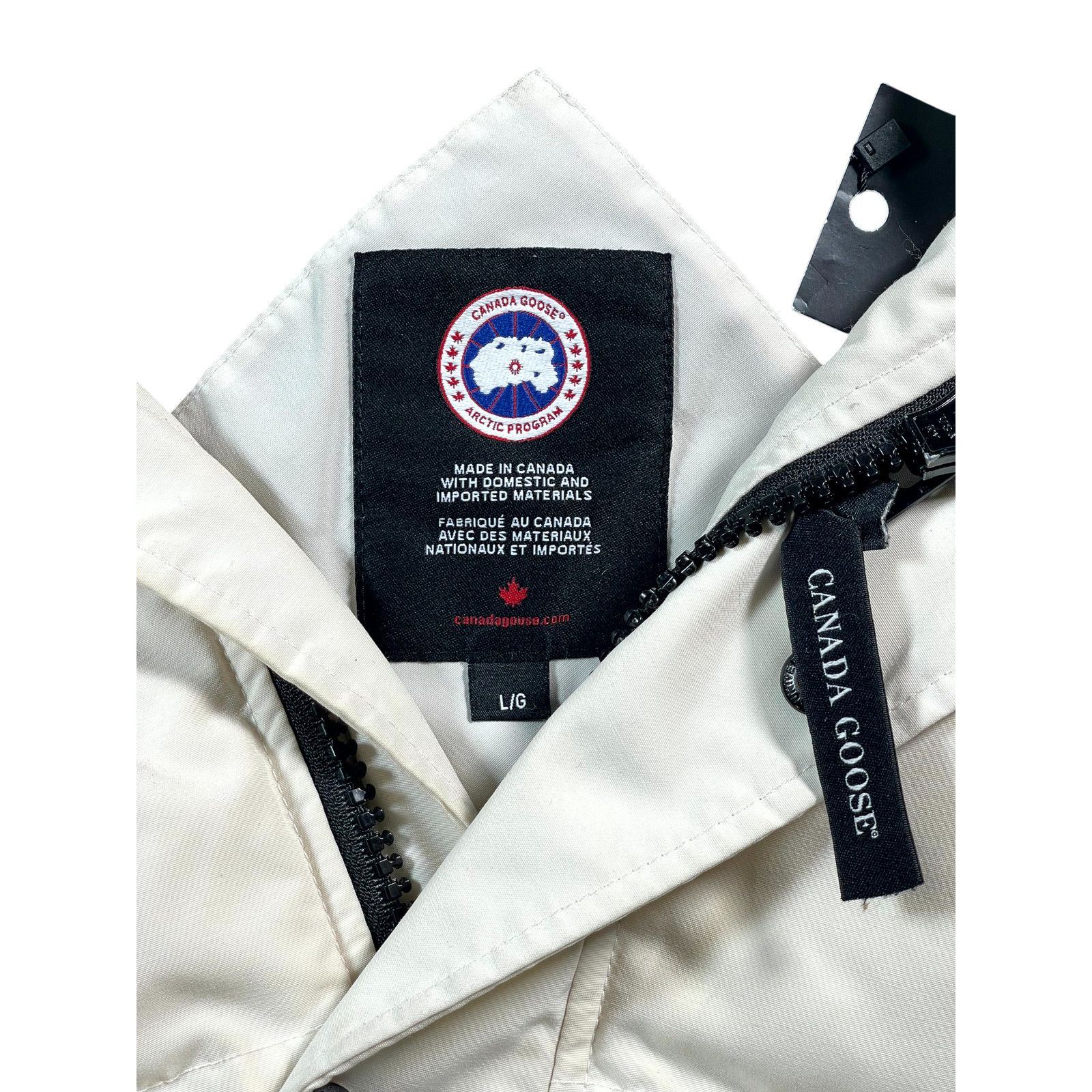 Canada Goose Canada Goose White Jacket Size US L / EU 52-54 / 3 - 3 Thumbnail