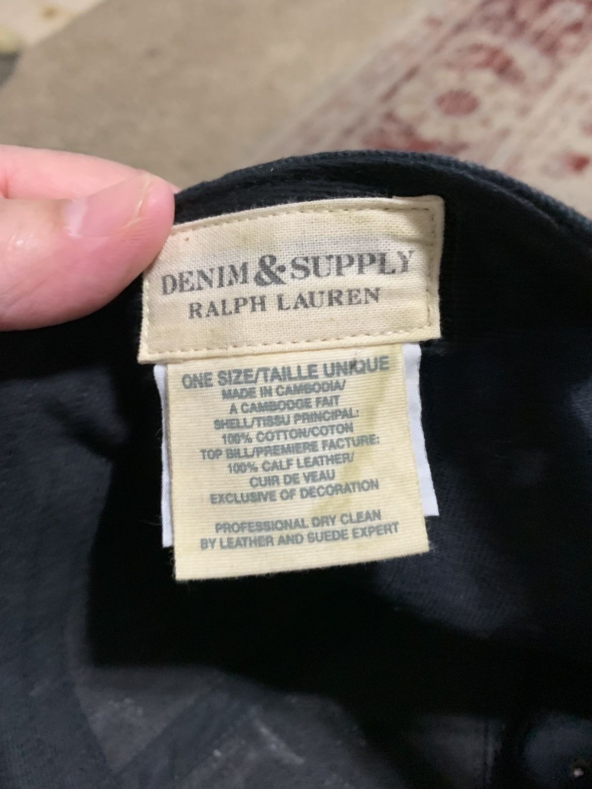 Denim & Supply Ralph Lauren × Ralph Lauren D&S Cheetah Print Fur Bill baseball cap Size ONE SIZE - 7 Thumbnail