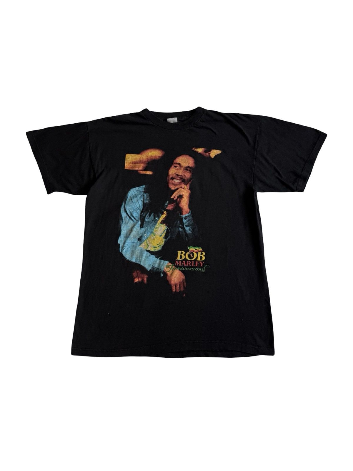 Band Tees Vtg Bob Marley Get Up Stand Up T-Shirt Big Logo Y2K Hype XL Size US XL / EU 56 / 4 - 1 Thumbnail