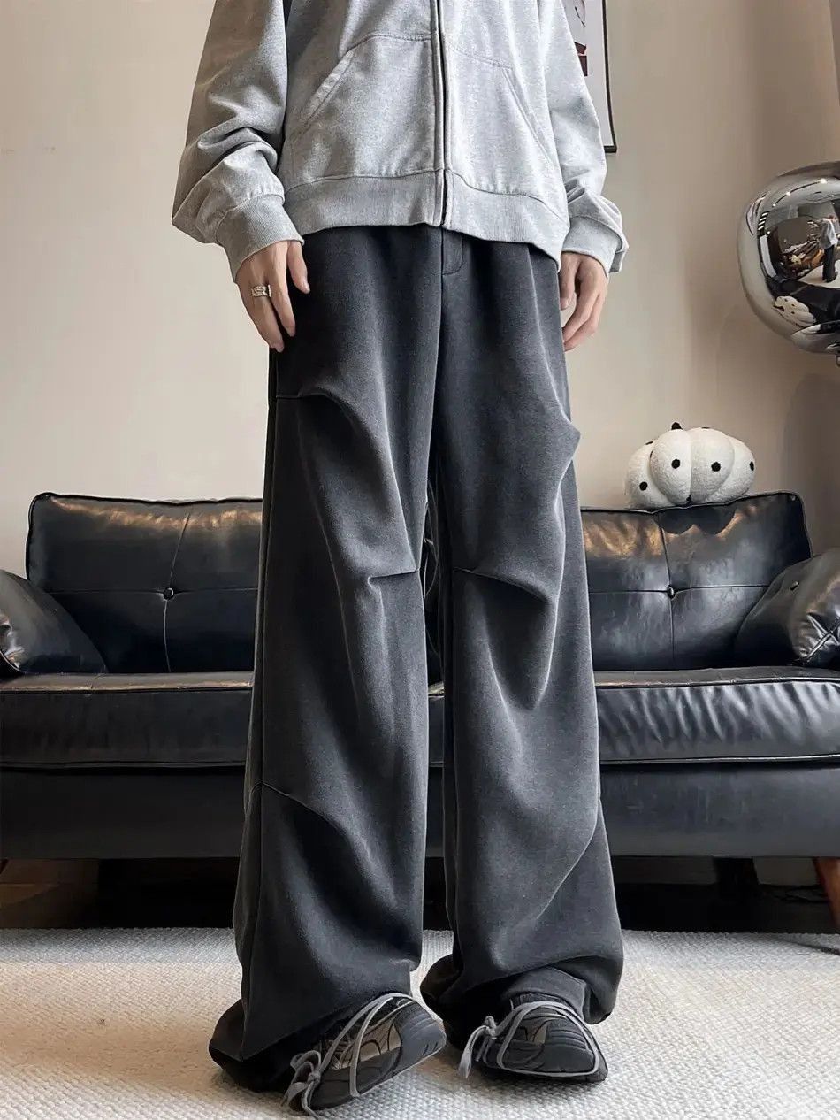 Japanese Brand Retro loose casual wide leg jeans Size US 32 / EU 48 - 4 Thumbnail