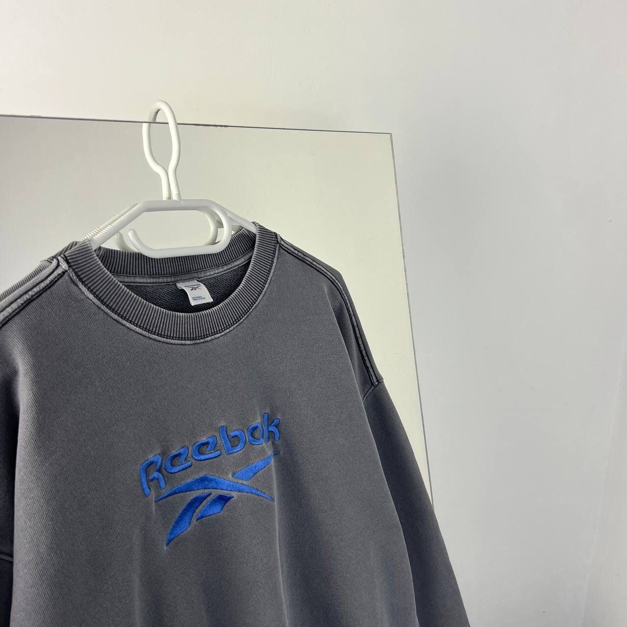 Reebok Reebok Sweatshirt Big Logo Faded Boxy Fit Size US M / EU 48-50 / 2 - 2 Thumbnail
